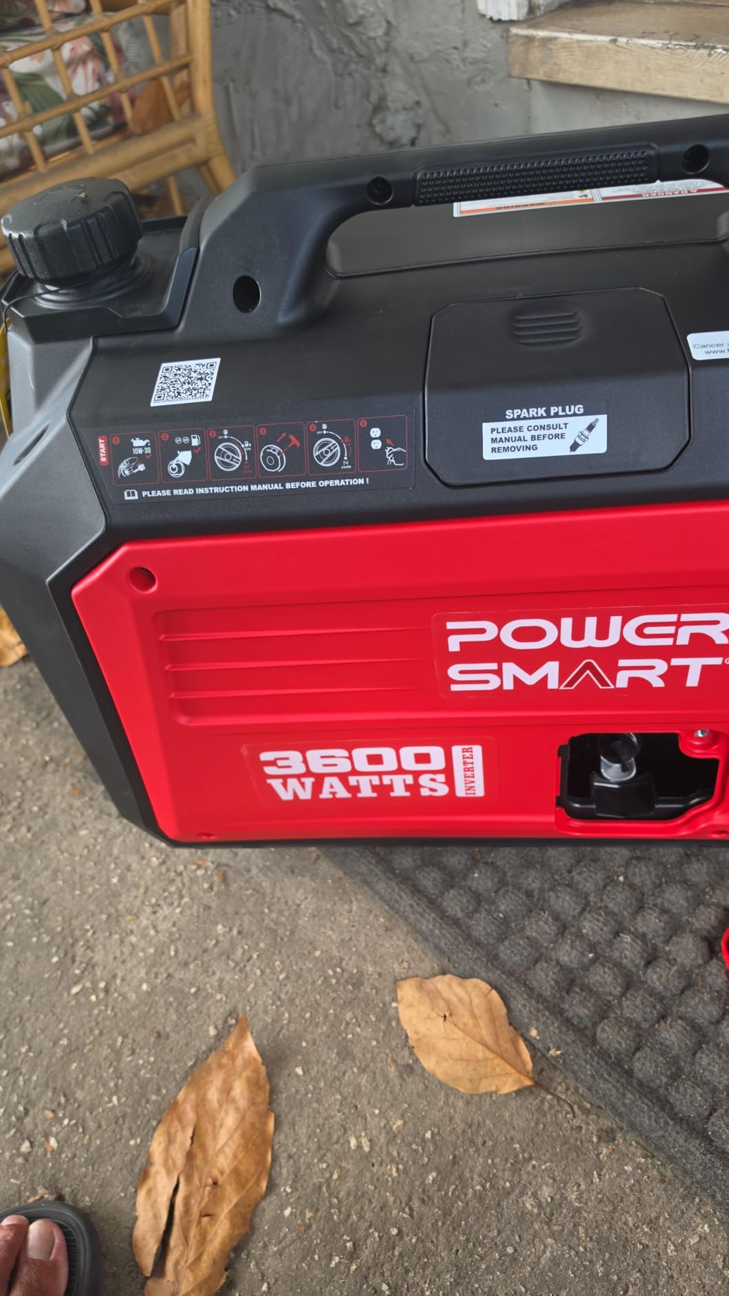 PowerSmart 3600 Watt Portable Inverter Generator | Long Runtime 8 Hours; Super Quiet 59dBA; Clean Power; Parallel Ready; 30 Amp Outlet; Eco Mode; Digital Display customer photo 2