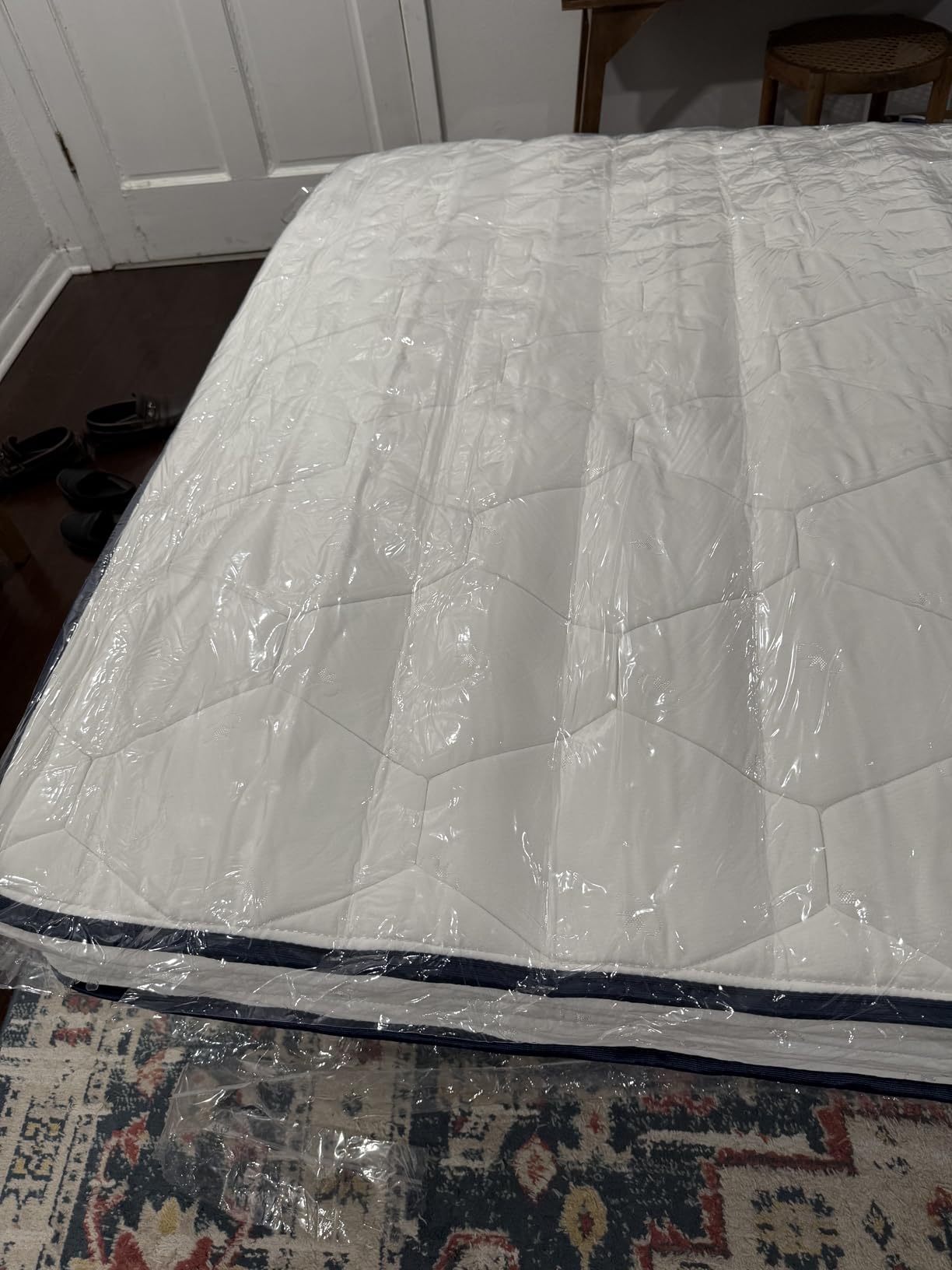 Novilla Queen Mattress, 12 Inch Hybrid Mattress Queen with Comfort Foam,Innerspring Pillow Top Mattresses in a Box, Pressure & Pain Relief, Soft Feel but Supportive customer photo 1