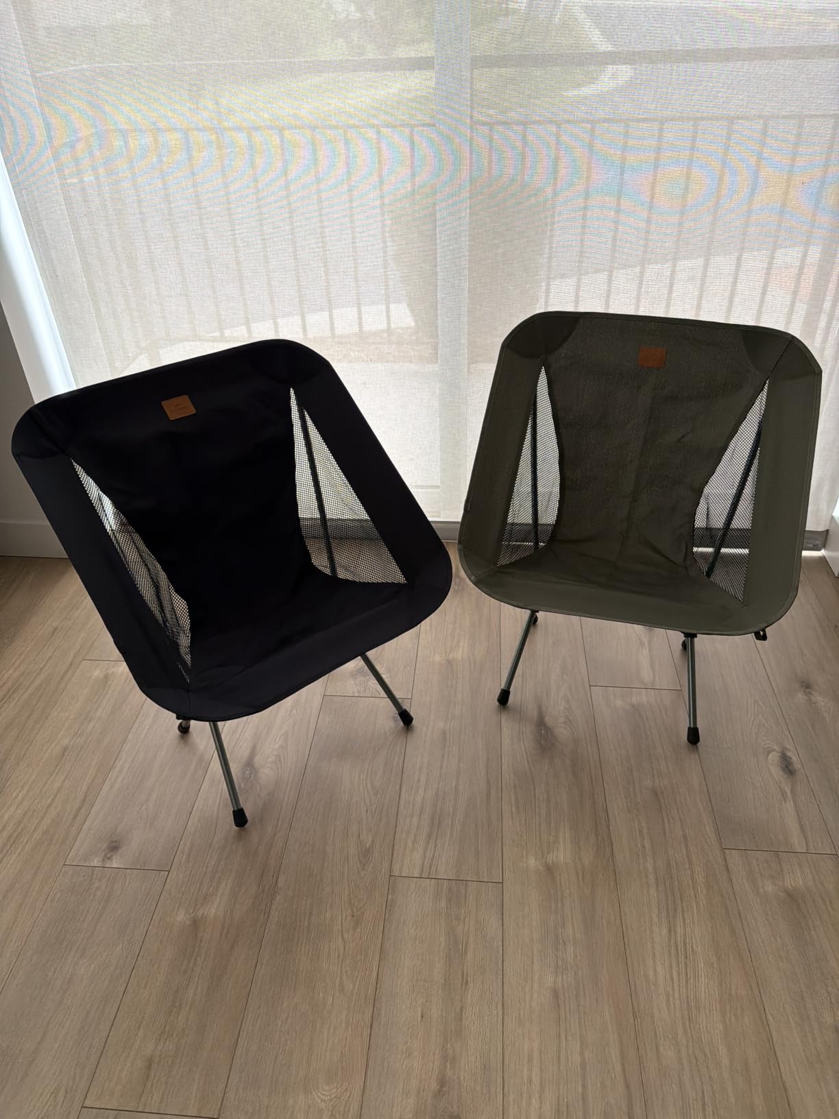 Naturehike YL08 Ultralight Camping Chair - Only 2.12 LBS, Anti-Sinking Feet | Portable Lightweight Backpacking Chair, Breathable Side Mesh, Quick-Setup Shock-Cord Foldable Frame to Hiking, Beach & Travel customer photo 1