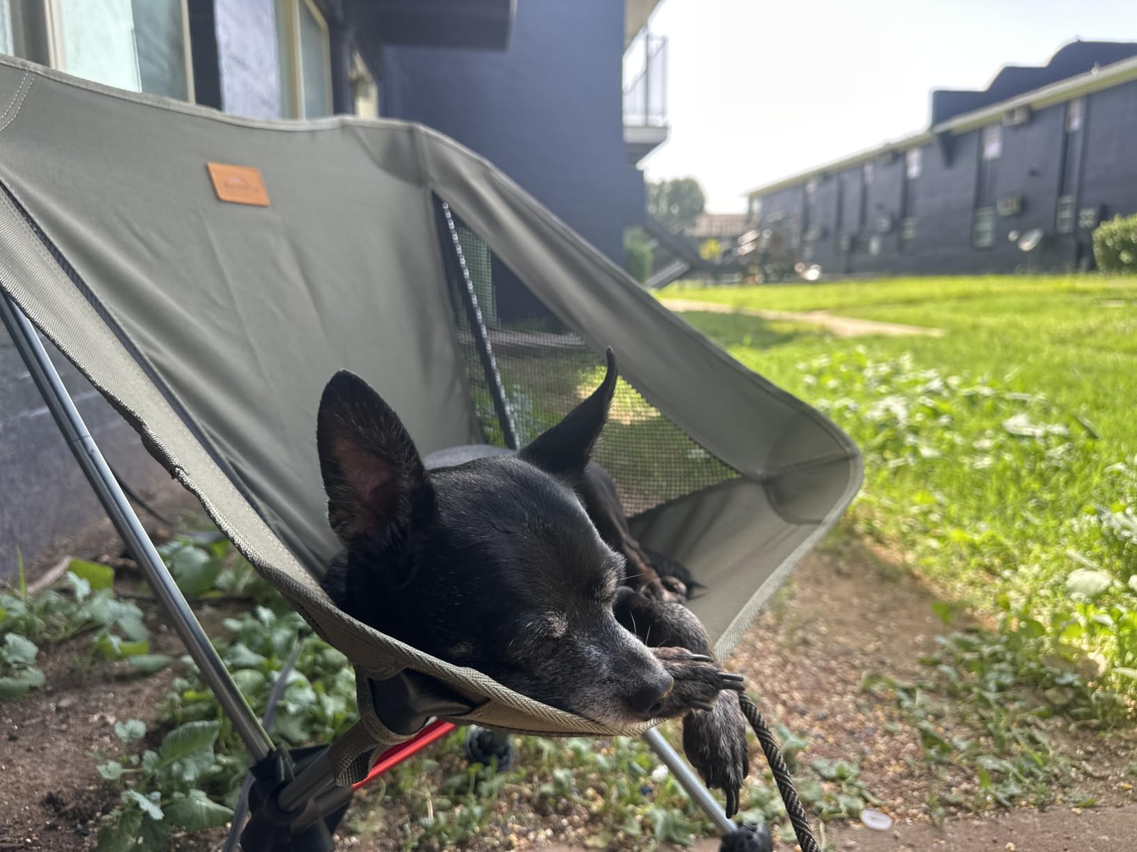Naturehike YL08 Ultralight Camping Chair - Only 2.12 LBS, Anti-Sinking Feet | Portable Lightweight Backpacking Chair, Breathable Side Mesh, Quick-Setup Shock-Cord Foldable Frame to Hiking, Beach & Travel customer photo 2