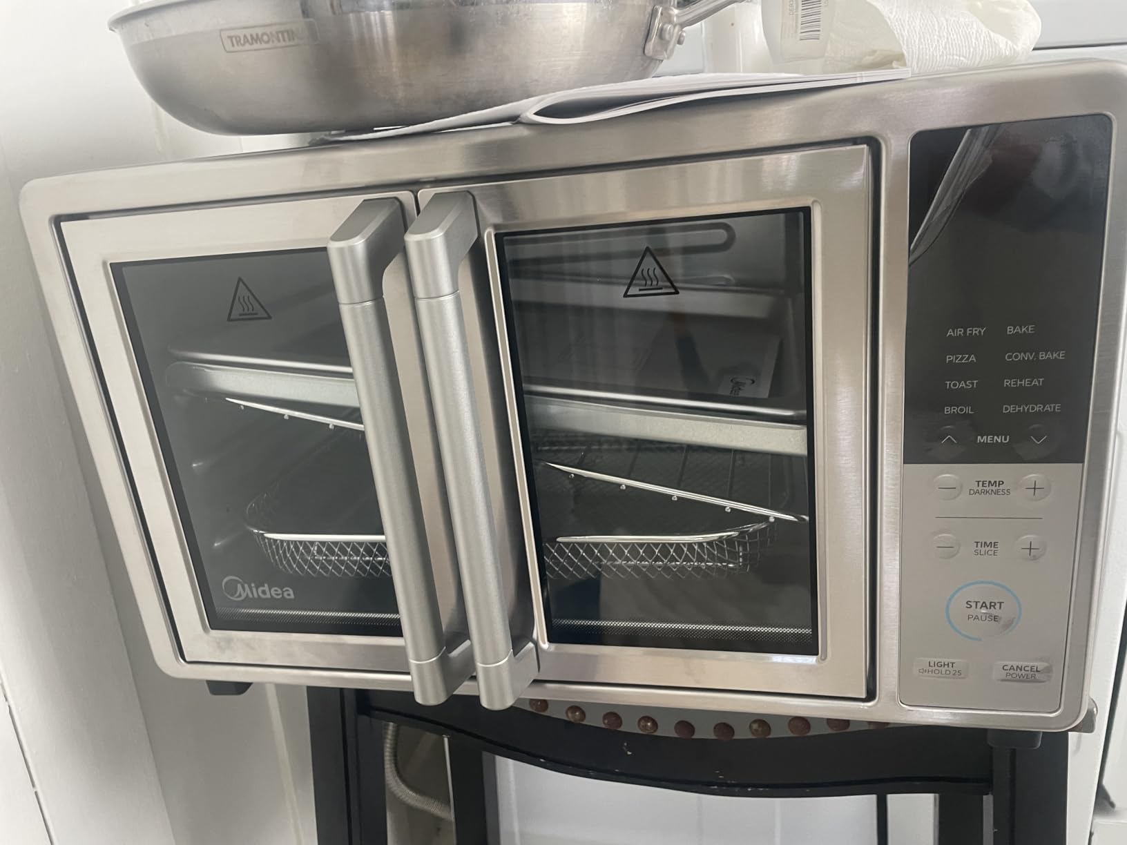 Midea Flexify Classic French Door Toaster Oven Air Fryer Combo, 26.4 QT | 10-in-1 Large Capacity, Stainless Steel customer photo 2