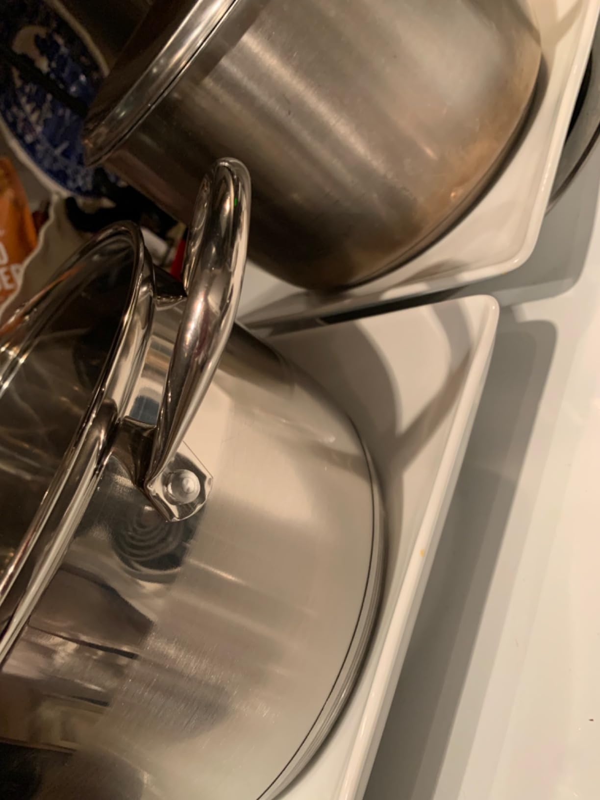 Kirecoo 8 Quart Stainless Steel Induction Stock Pot with Visible Lid | Heavy Duty, Even Heat, Thick Nonstick Base, Deep Cookware for Soup Pasta & Spaghetti, Ideal for Canning, Boiling & Simmering customer photo 2