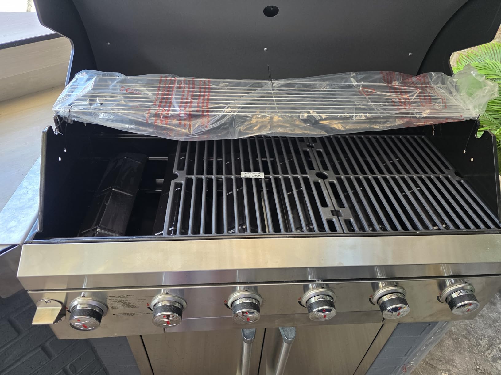 Brand-Man Built-In Gas Grill Head, 30-Inch 4-Burner Outdoor Kitchen Grill | Natural Gas Convertible Propane BBQ Island, Heavy Duty Stainless Steel with Cast Iron Grates and Griddle, 40,000 BTUs customer photo 1
