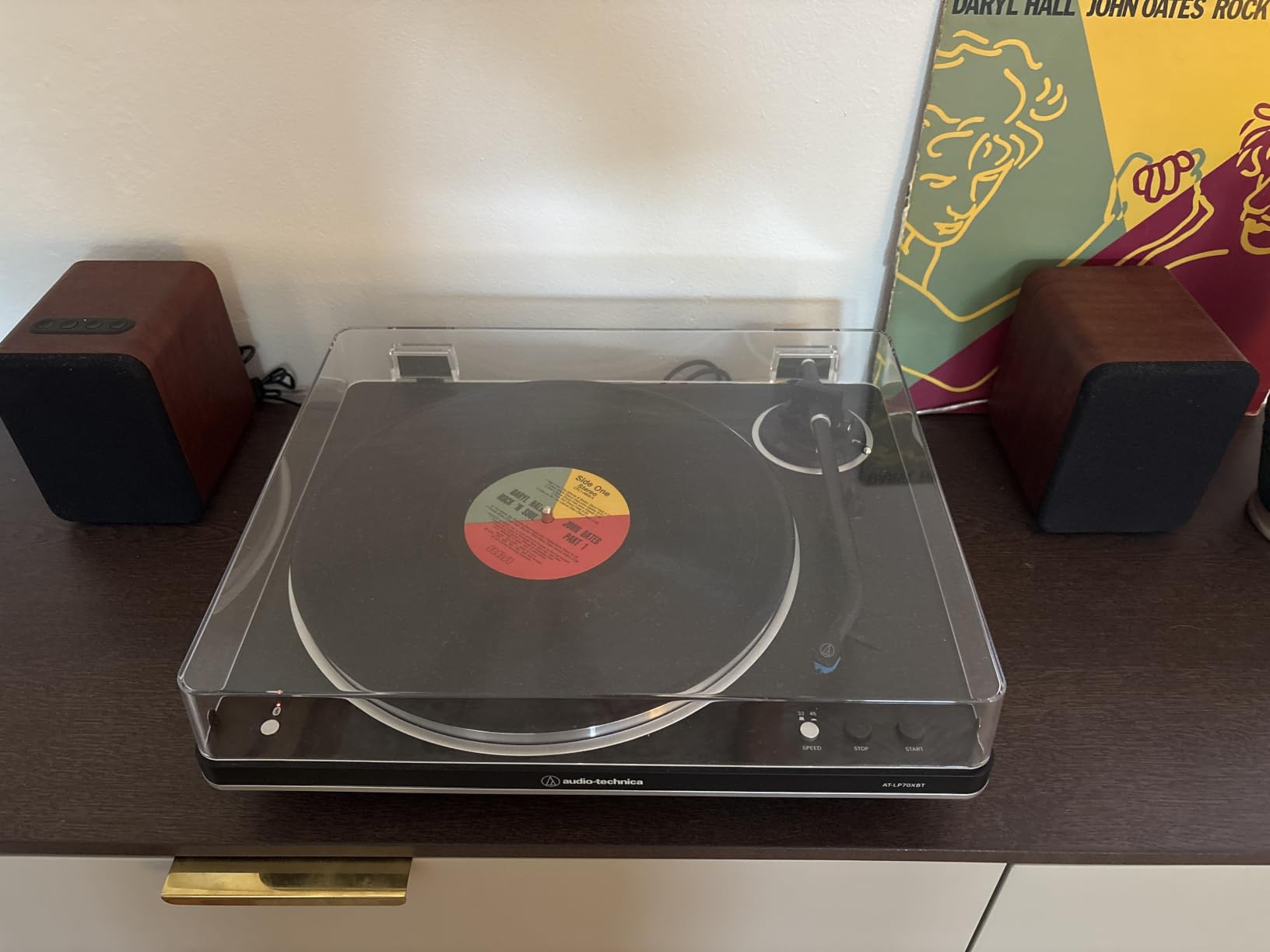 Audio-Technica AT-LP70XBT Wireless Turntable (Black/Silver) customer photo 1