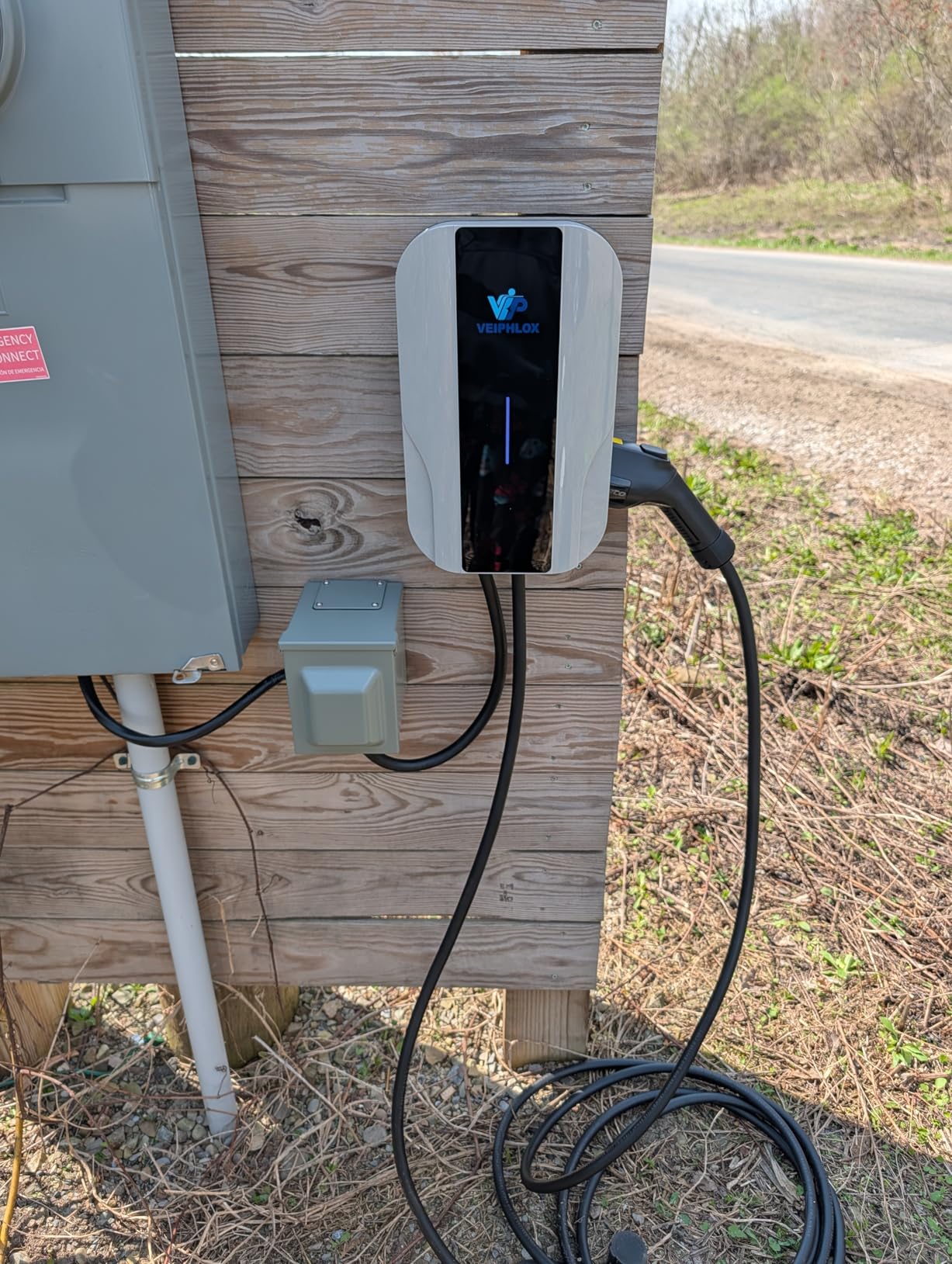 J1772 Level 2 EV Charger 40 Amp,9.6kW No App Plug & Charge NEMA 14-50P 25ft | 240V Home EVSE, Electric Car Charger IP65 waterproof vehicle charging station, built-in J1772 holder, wrap-around tidy cable customer photo 1
