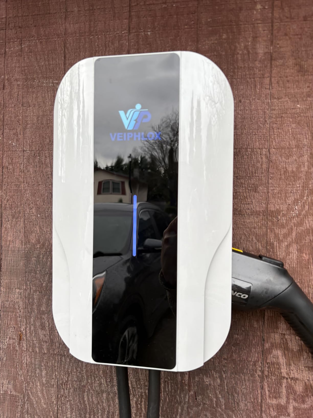 J1772 Level 2 EV Charger 40 Amp,9.6kW No App Plug & Charge NEMA 14-50P 25ft | 240V Home EVSE, Electric Car Charger IP65 waterproof vehicle charging station, built-in J1772 holder, wrap-around tidy cable customer photo 2