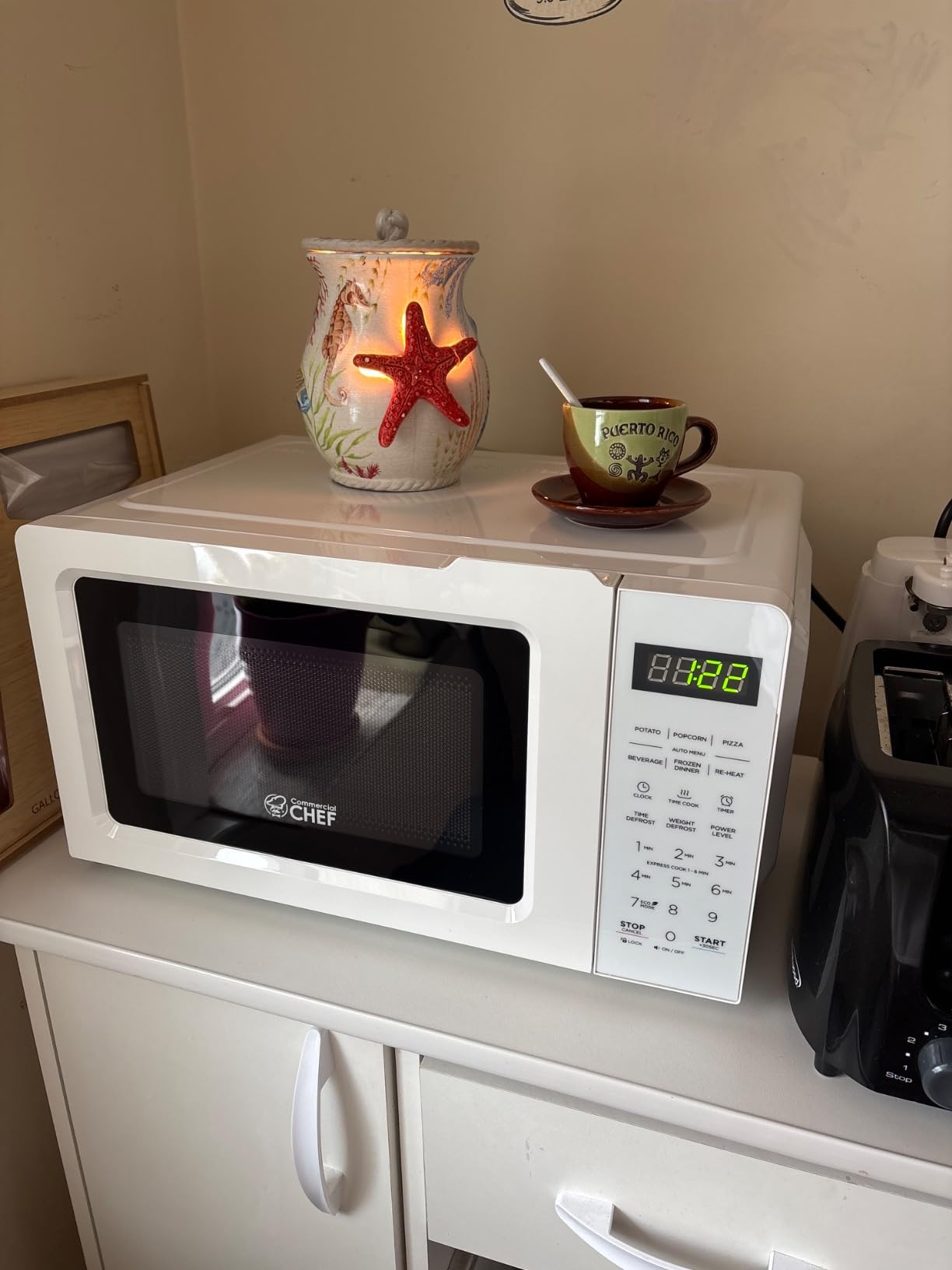 Commercial Chef 5-in-1 Countertop Microwave Air Fryer Combo, 0.9 Cu. Ft. Capacity, Microwave Air Fryer Convection Oven Bake and Roast, 900W, 10 Power Levels customer photo 1