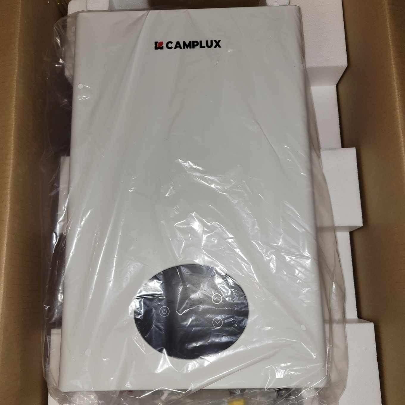 CAMPLUX Climatech 3 Tankless Water Heater Gas, 65,000 BTU Natural Gas Tankless Water Heater Indoor, Tankless Gas Water Heaters 2.64 GPM, CX264, White customer photo 2
