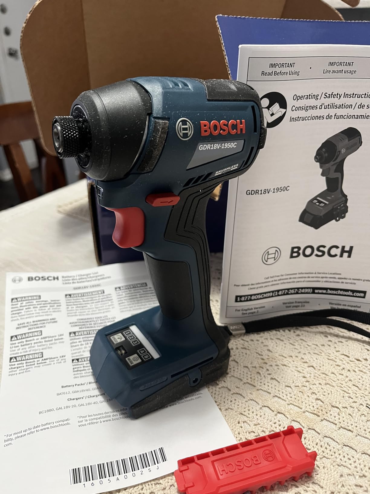 Bosch GDR18V-1950CN 18V Brushless Impact Driver (Bare Tool) customer photo 2
