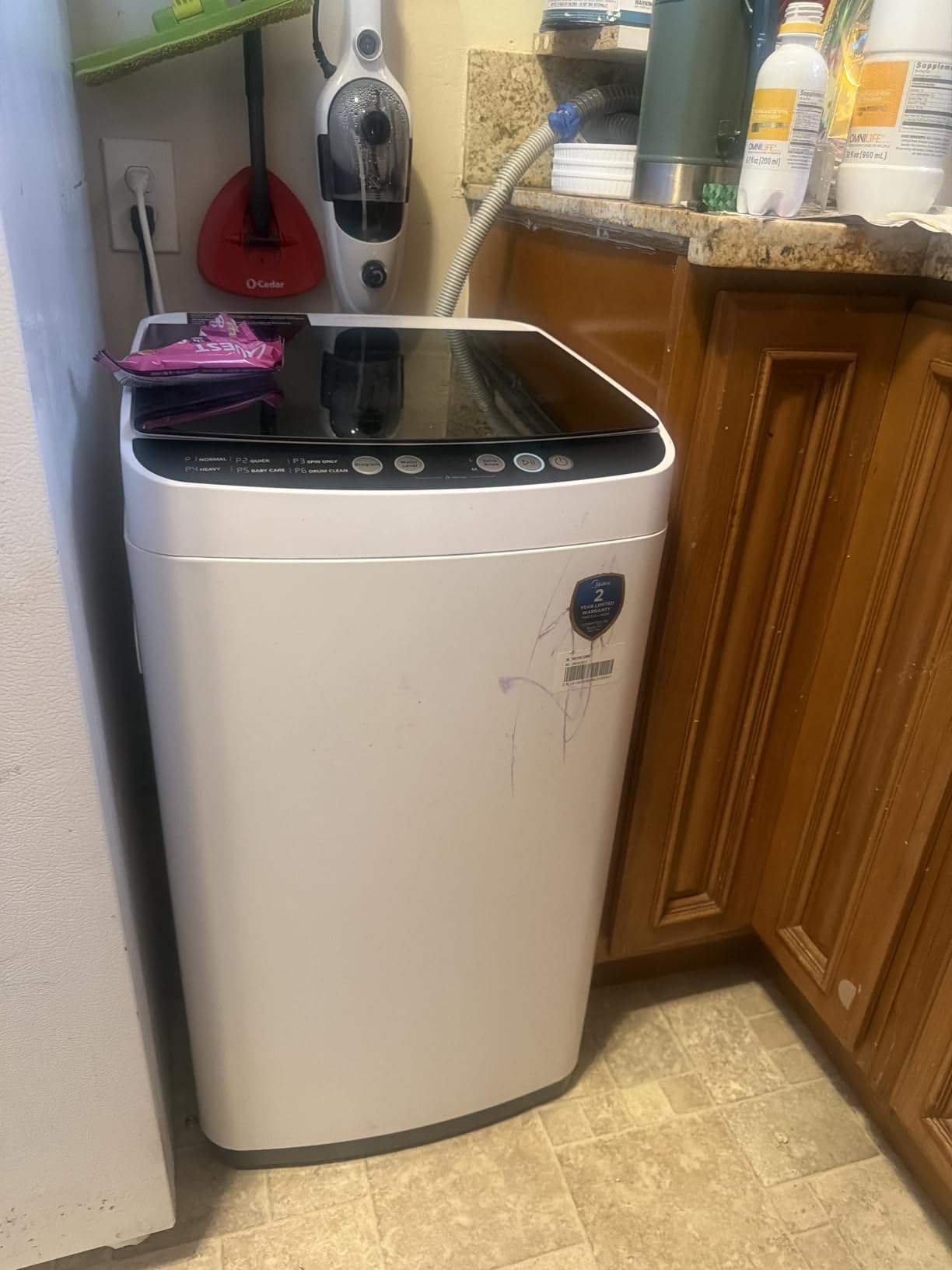 Midea Portable Washing Machine 0.9 Cu.ft for Homes & Apartments, White customer photo 1
