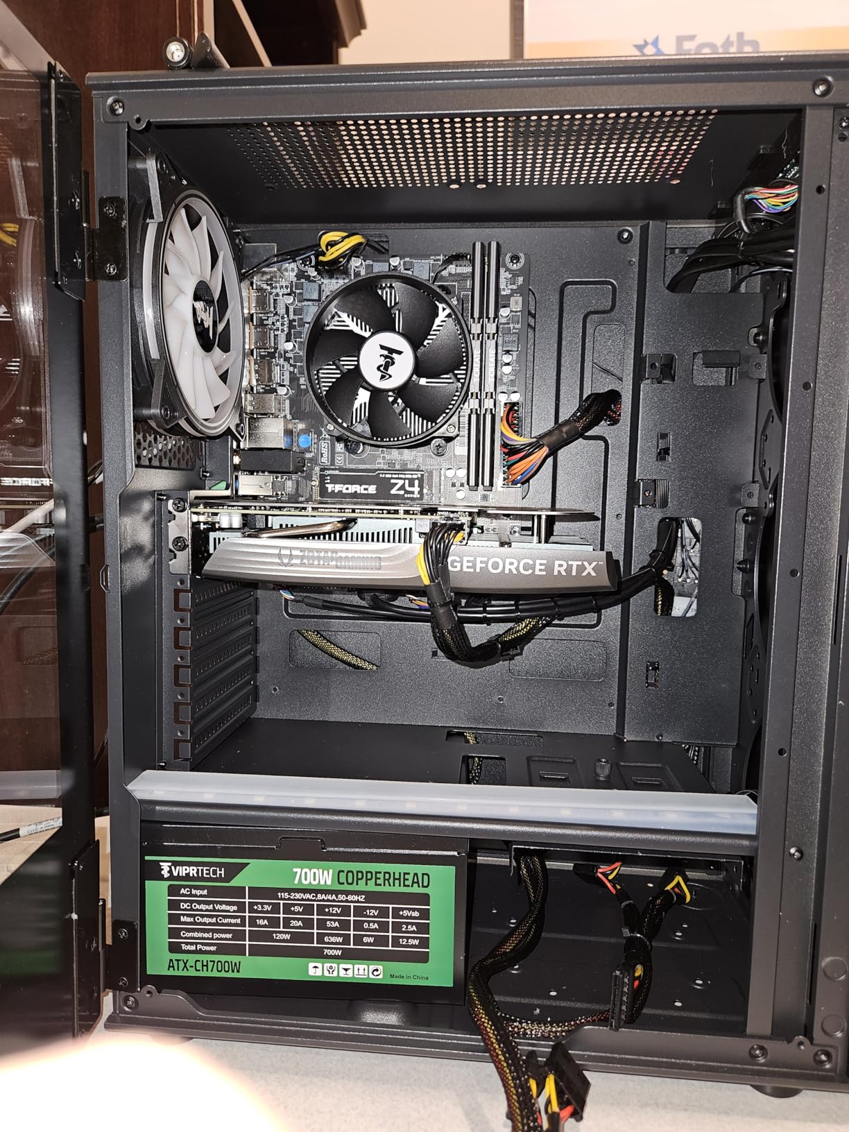 ViprTech Rebel 4.0 Gaming PC - AMD Ryzen 7 (4.4Ghz Turbo), RTX 4060 8GB, 16GB DDR4 3200, 1TB NVMe SSD, VR-Ready, Streaming, WiFi BT, RGB, Win 11 Pro, Prebuilt Desktop Computer Black customer photo 1