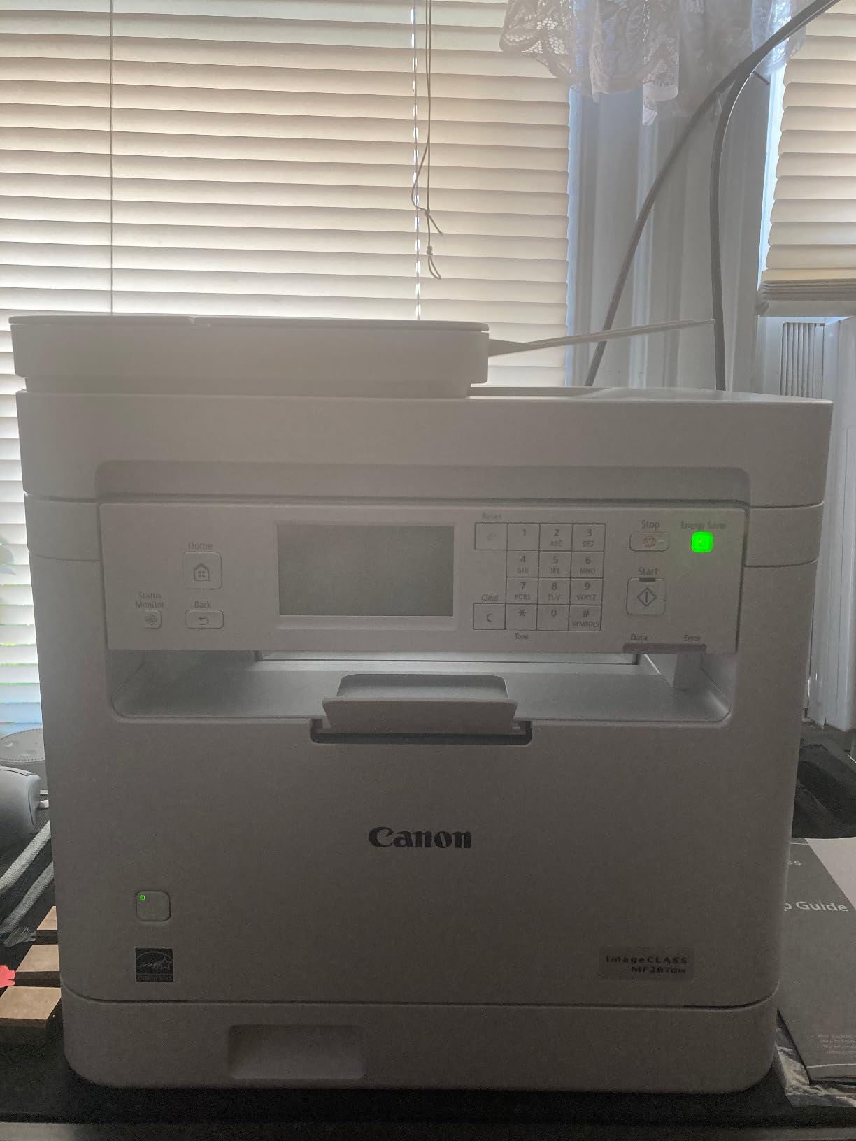 Canon imageCLASS MF287dw - Monochrome, Duplex, Wireless Laser Printer, All-in-One Print, Copy, Scan, Fax, Auto Document Feeder, 1 Year Limited Warranty, 35 PPM, White customer photo 1