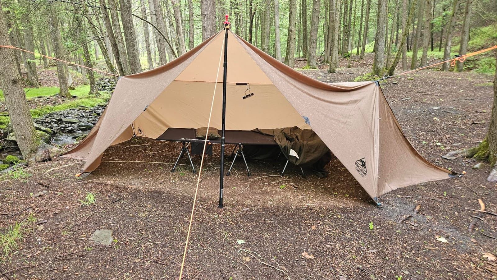 ONETIGRIS SUPRANUBIS Camping Cot, Height Adjustable with Cot Leg Extenders, Strong Support 330lbs, Lightweight Comfortable Folding Bed for Camping, Hiking, Travel, Truck, Beach, Office Nap customer photo 1