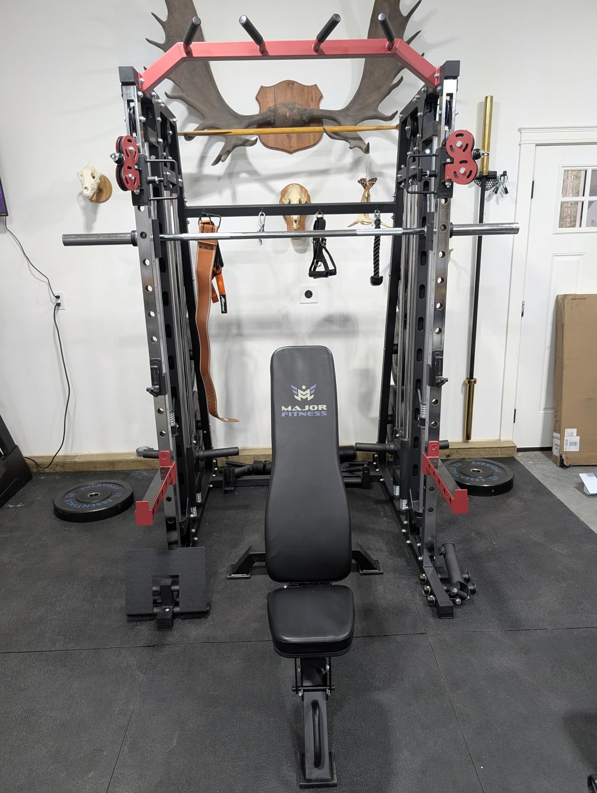 MAJOR FITNESS Weight Bench, Adjustable Workout Bench for Strength Training, Bench Press, and Full-Body Workouts for Home Garage Gym customer photo 2