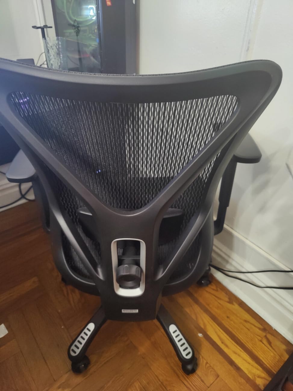 Ergonomic Office Chair Mesh Computer Desk Chairs with Adjustable Lumbar Support 3D Armrests Tilt Function Comfy Wide Seat Swivel Executive Work Task Chair for Company and Home customer photo 2