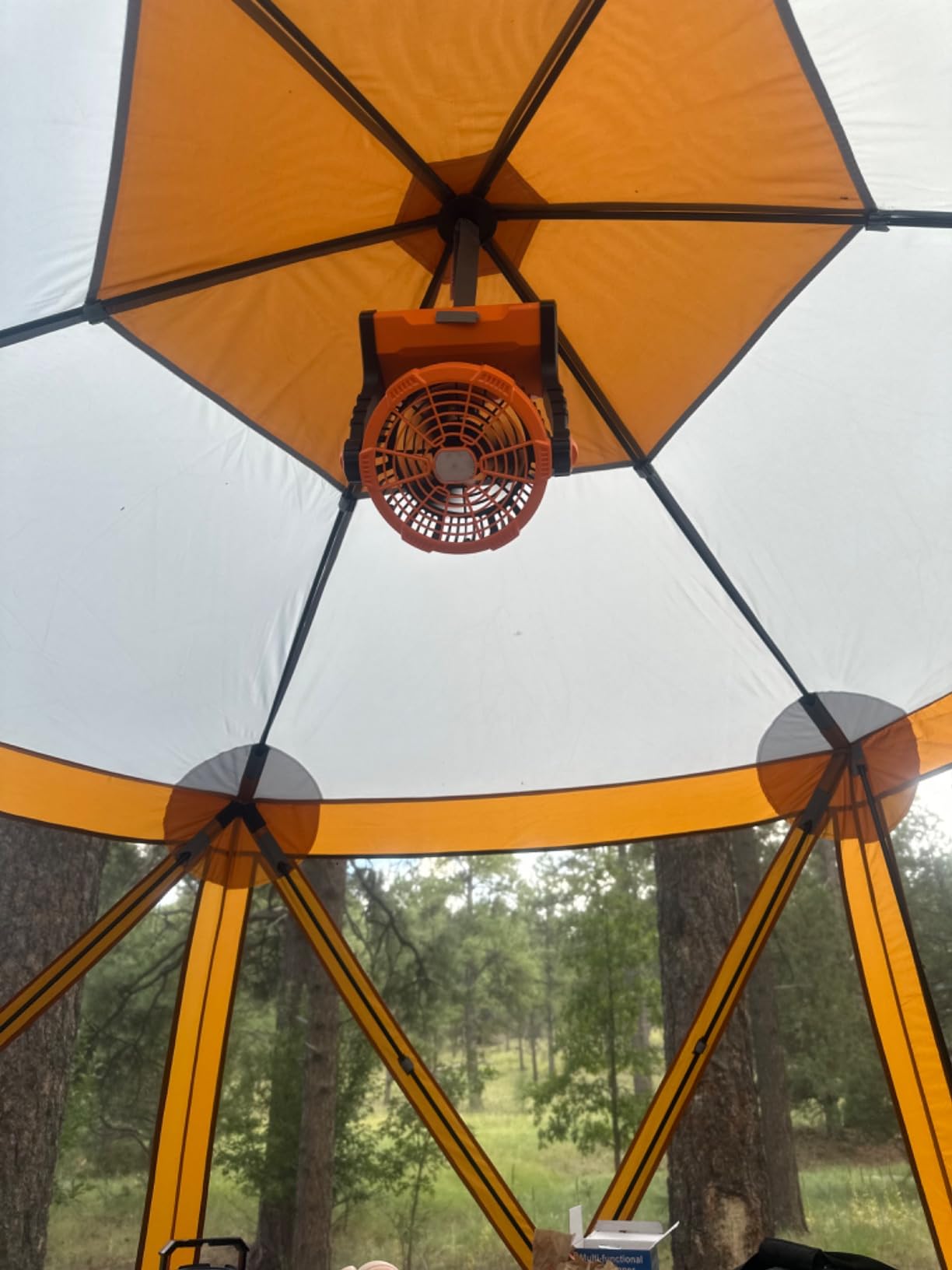 EVER ADVANCED Pop up Screen House Tent for Camping 11.5 x 9.8 ft, Instant Screened Gazebo Canopy with Netting, Portable Shelter Enclosure for Outdoor, Backyard, Khaki customer photo 1