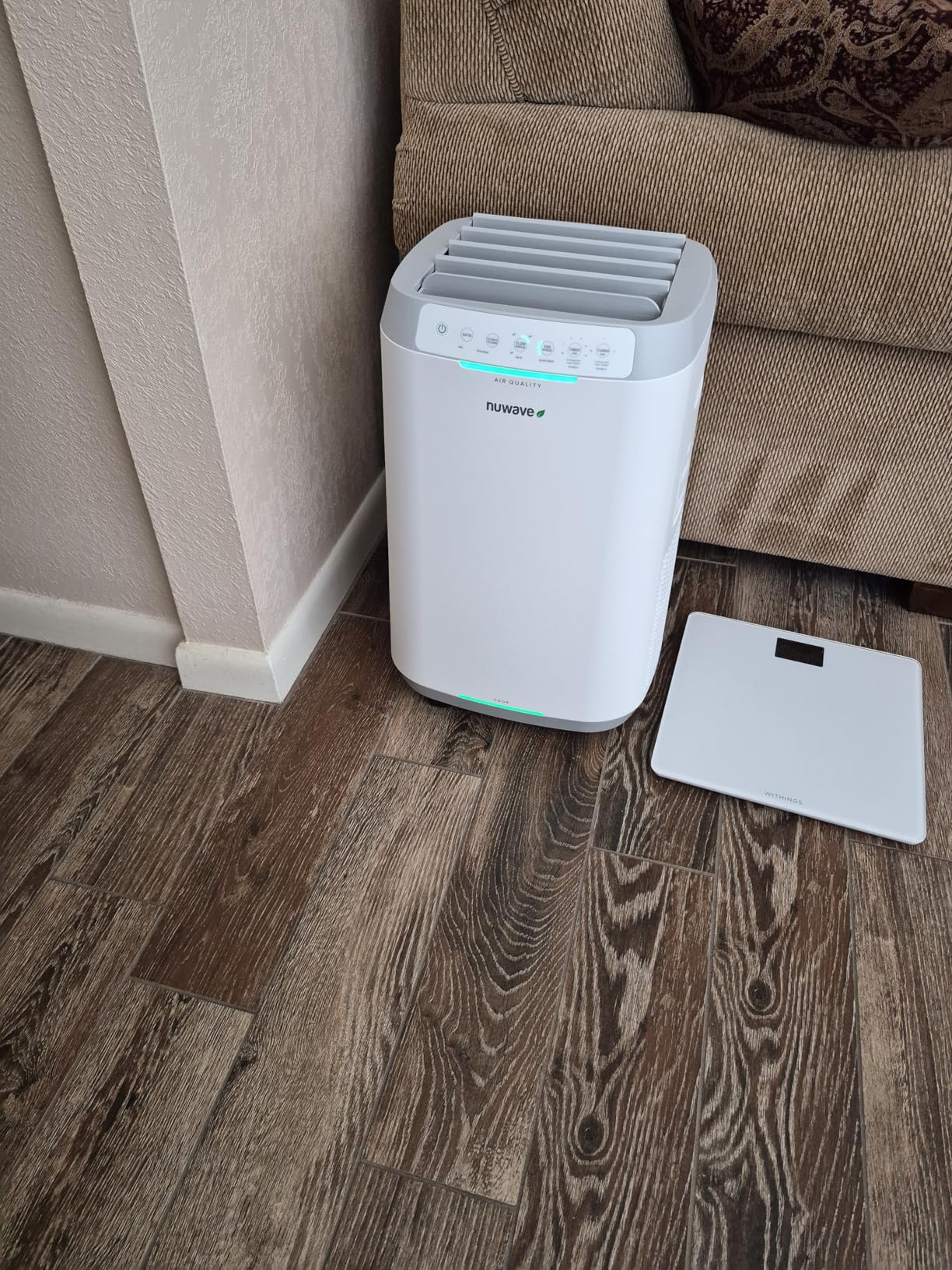 Nuwave Forever Smart Air Purifier for Home, Never Replace Air Filter System | Patented 7-Stage Filtration, Cleans Large Room up to 2,002 Sq Ft, Adjustable Flow Panel, Washable & Reusable Filters customer photo 2