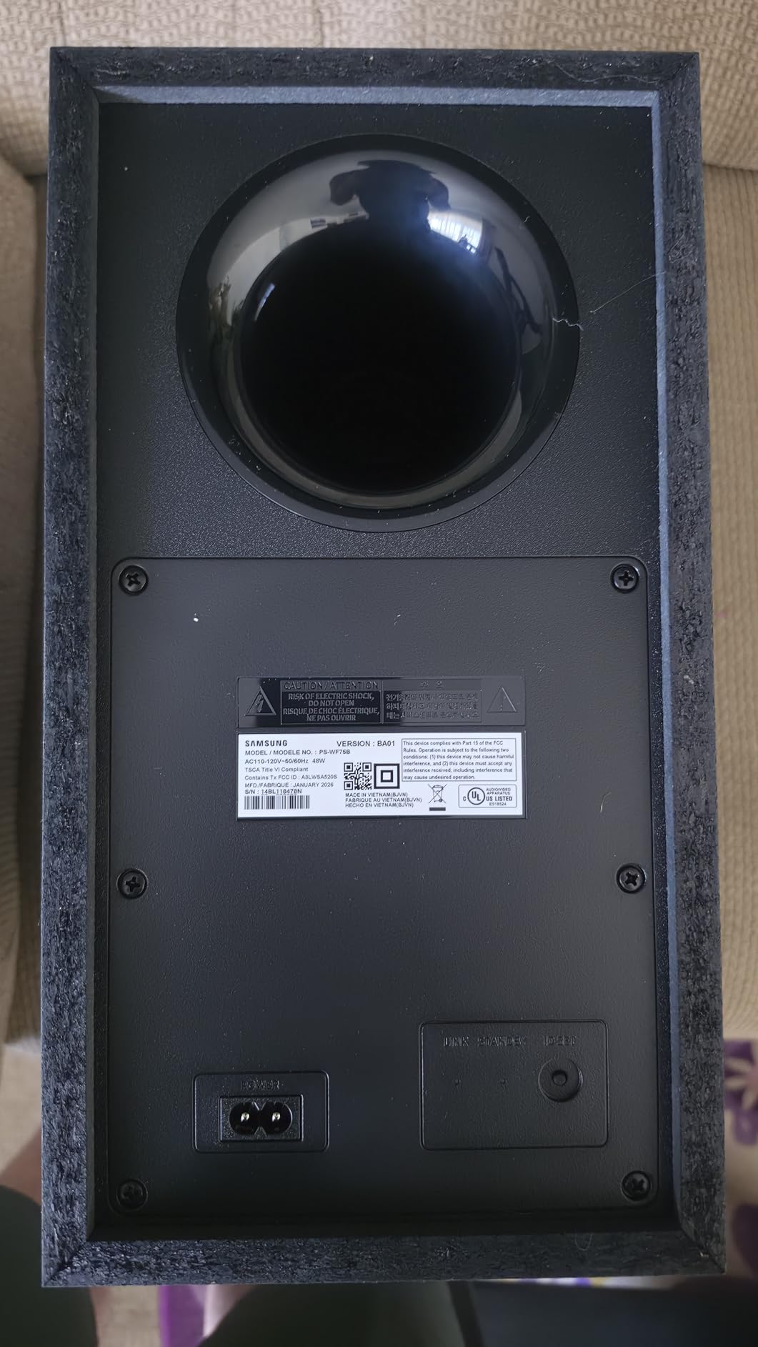 Samsung B-Series Soundbar HW-B750F 5.1 ch Subwoofer (2025 Model) Voice Enhance Mode, Q-Symphony, Adaptive Sound customer photo 2