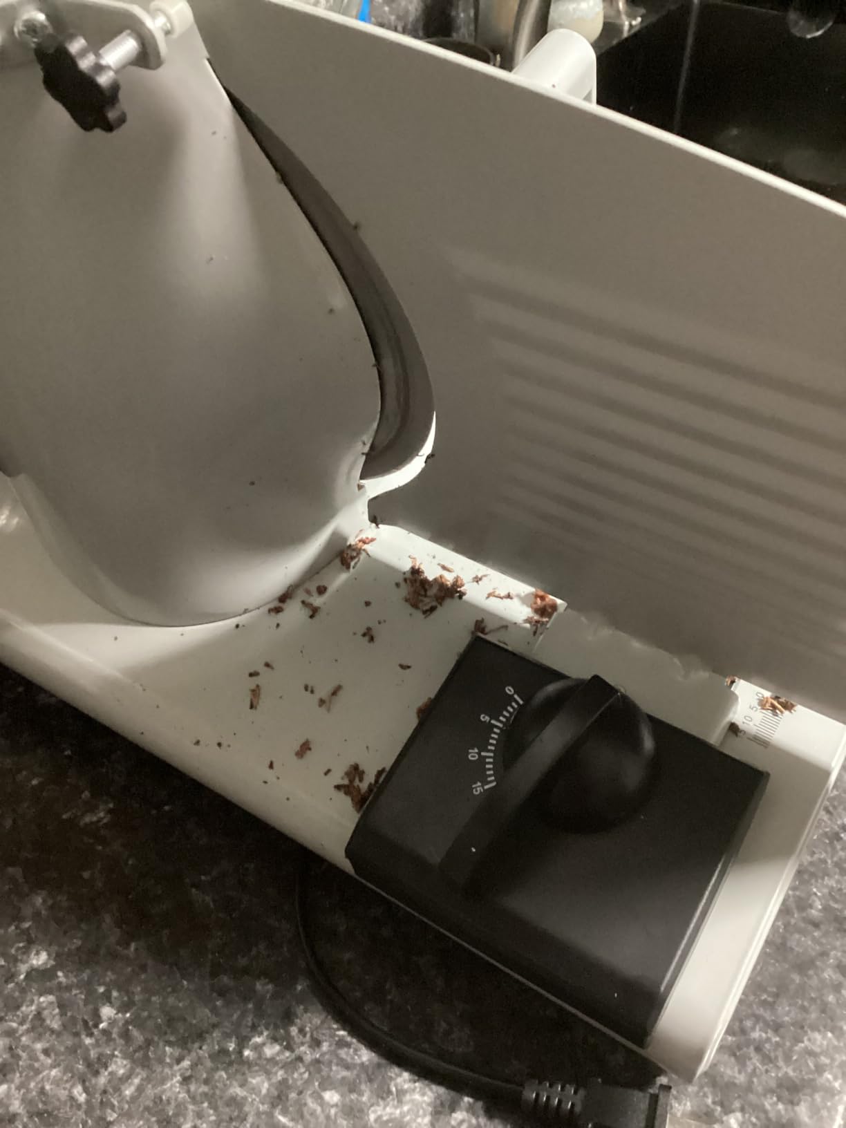 Pterying 200W Electric Meat Slicer, 2 Removable 7.5
