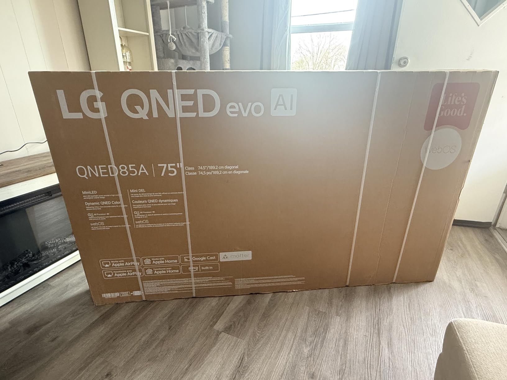 LG 65-Inch Class QNED evo AI QNED85A Series Mini LED 4K Smart TV w/AI Picture, AI Sound, HDR10, AI Super Upscaling 4K, Filmmaker Mode, Wow Orchestra, Alexa Built-in (65QNED85AUA, 2025) customer photo 1