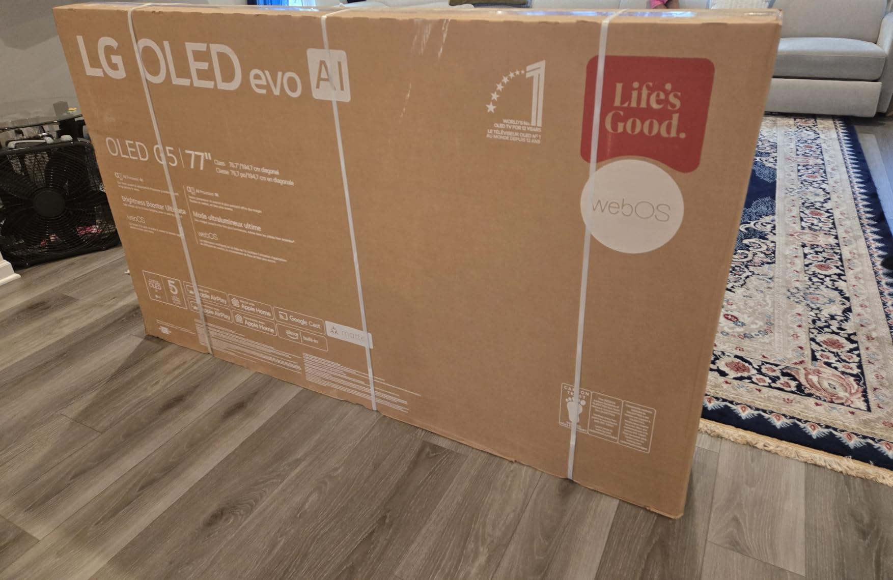 LG 65-Inch Class OLED evo AI Super Upscaling 4K G5 Series Smart TV w/Dolby Atmos, Vision, HDR10, Filmmaker Mode, Wow Orchestra, Alexa Built-in (OLED65G5WUA, 2025) customer photo 2