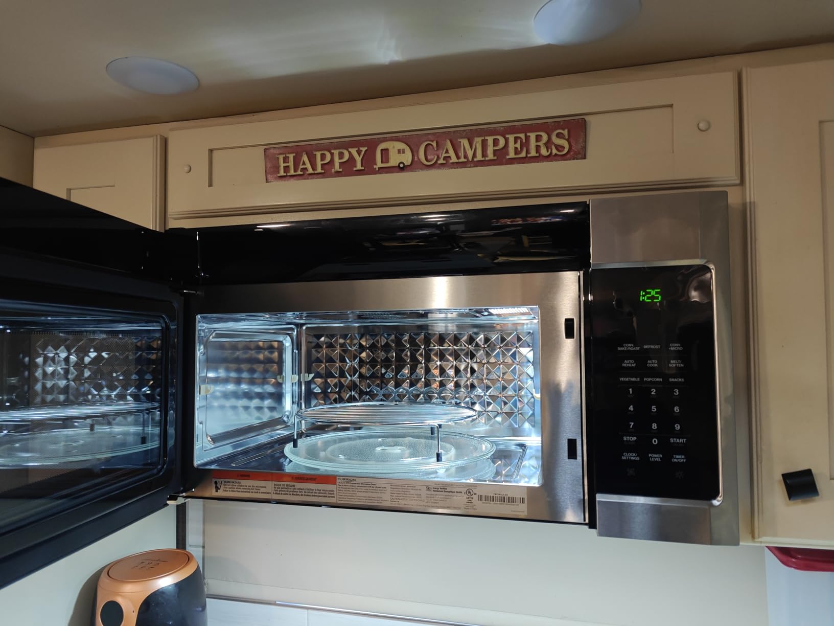 Furrion 2022007898 Over-The-Range Convection RV Microwave Oven - 1.5 cu. ft., Stainless Steel customer photo 1
