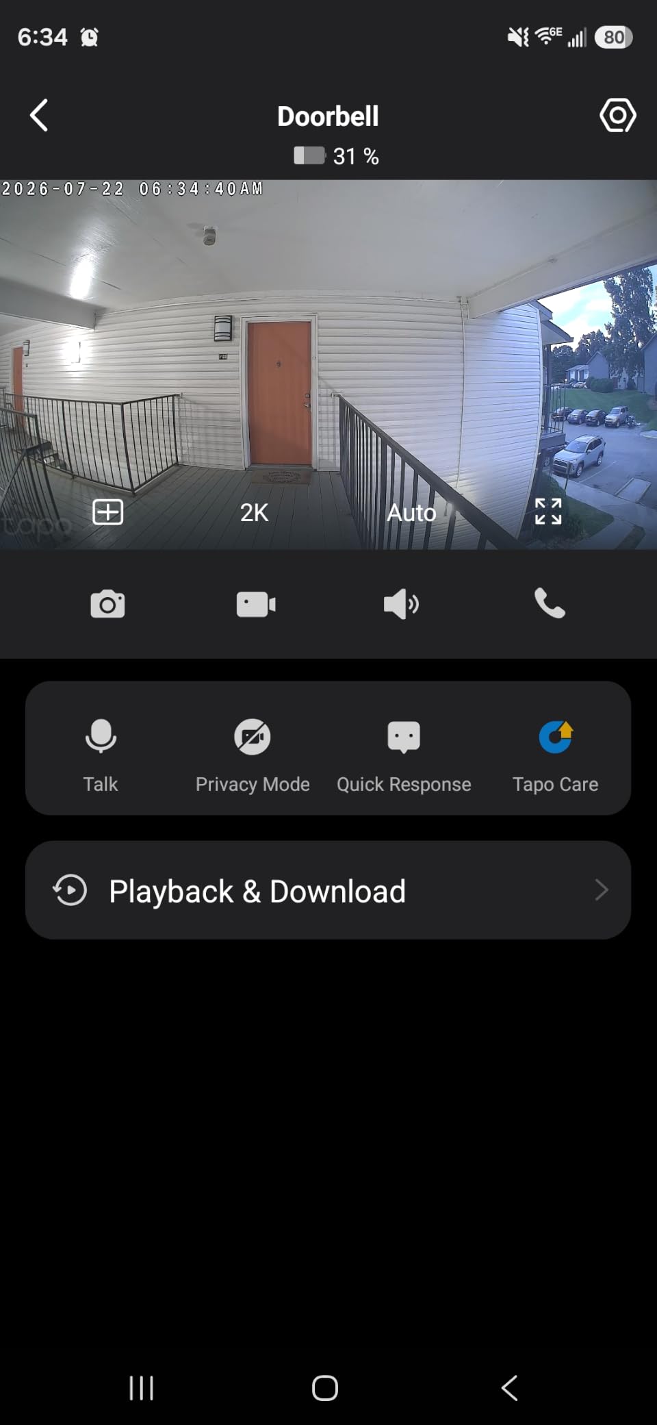Tapo 2K Wireless Smart Video Doorbell - 160° Ultra-Wide View, Person Detection, 2-Way Talk, Ring Call, Night Vision, Subscription-Free Local Storage or Optional Cloud, D205 customer photo 1