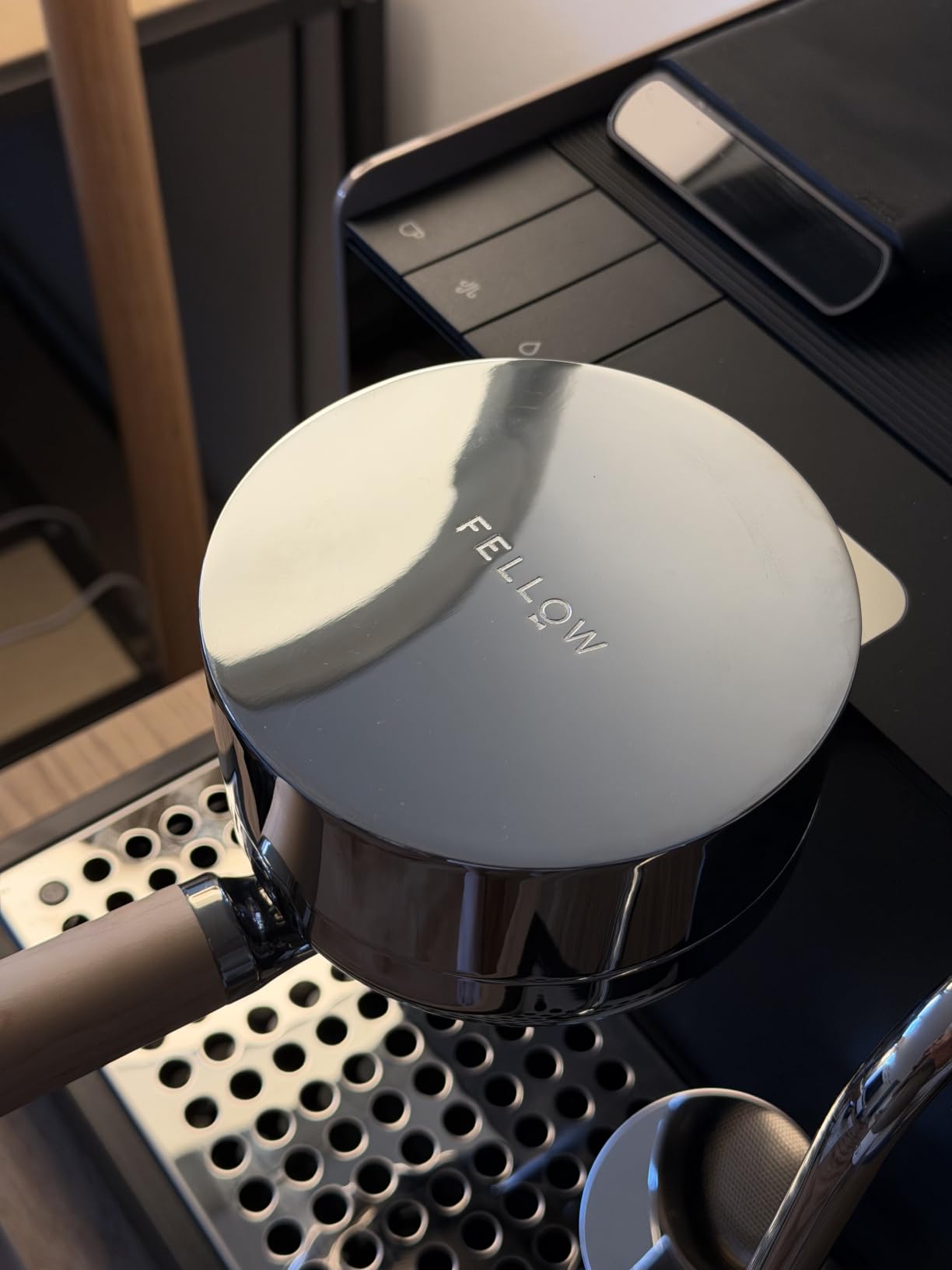 Fellow Espresso Series 1 - Espresso Machine, Pressure Profiling | 58mm Portafilter, Heats Under 2 Min, Temperature Control, Steam Wand, for Lattes & Cappuccinos, Matte Black customer photo 2