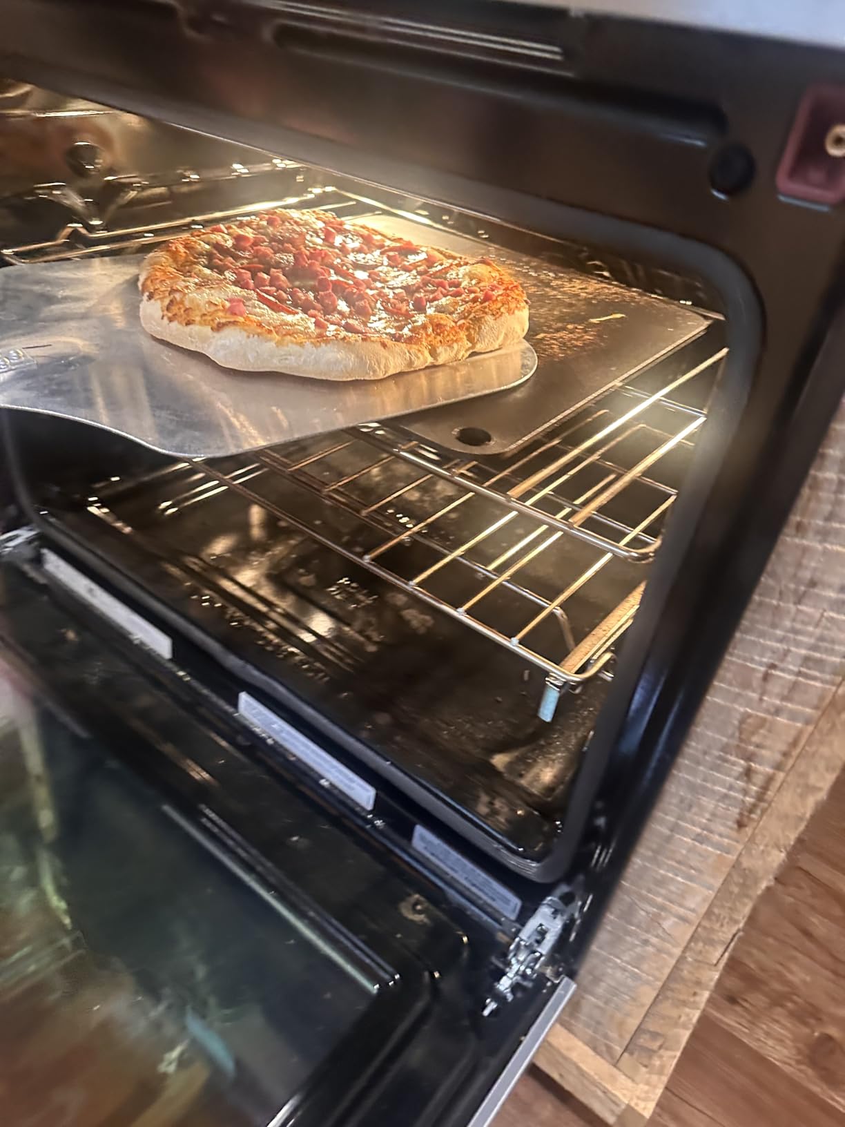 Chef Pomodoro Pizza Steel for Oven 14x12
