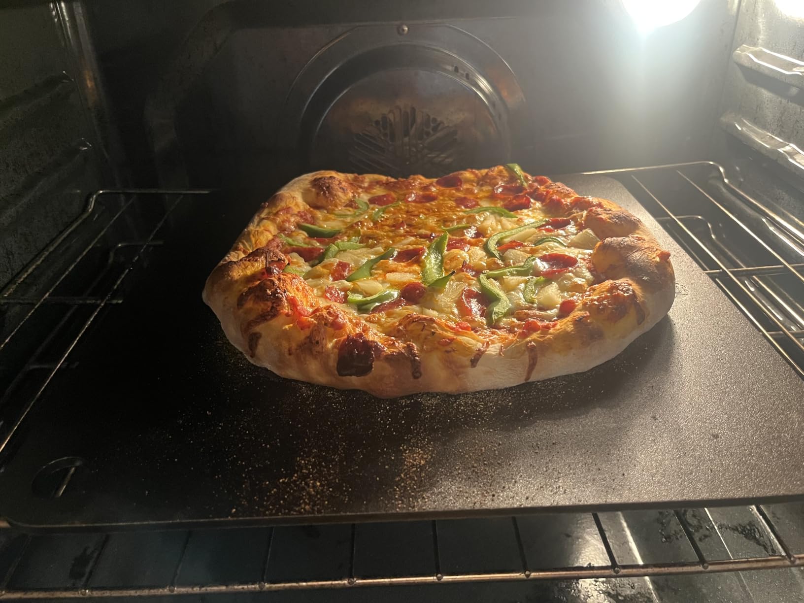 Chef Pomodoro Pizza Steel for Oven 14x12