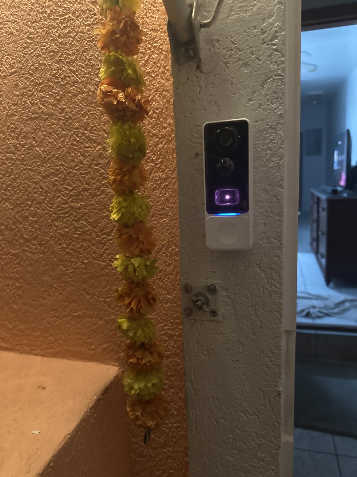 3MP Camera Doorbell Wireless Video - No Subscription Required | Free Human Motion Detection, Package Detection, Battery Powered, 2K HD, Works with Alexa & Google Assistant, 2.4GHz WiFi Only customer photo 1