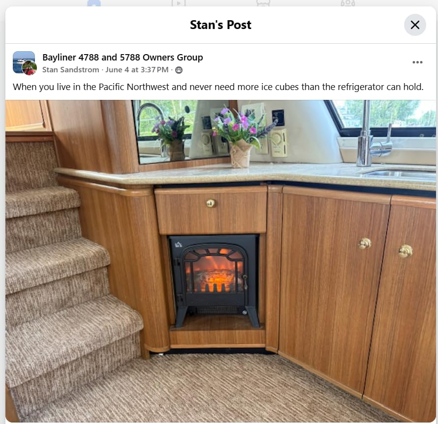 Electric Fireplace Stove with 3D Flame Effect, 1000/1500W & Flame-Only Mode | Electric Fireplace Heater with 5100 BTU Output, Built-In Thermostat, ETL, Overheat Protection, for Indoor Use, 22 in customer photo 2