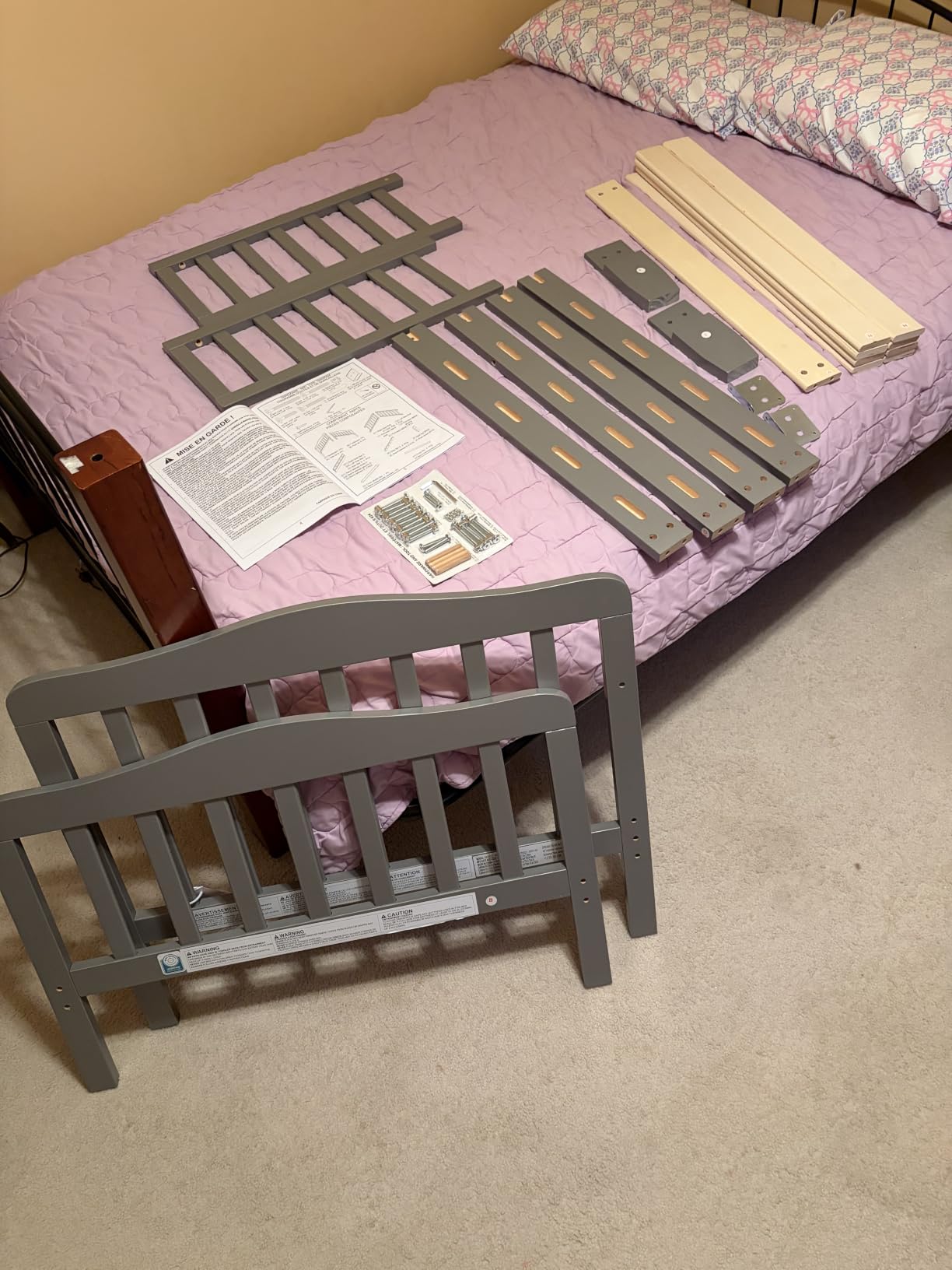 Dream On Me Classic Design Toddler Bed, GREENGUARD Gold, Meadow Green customer photo 1