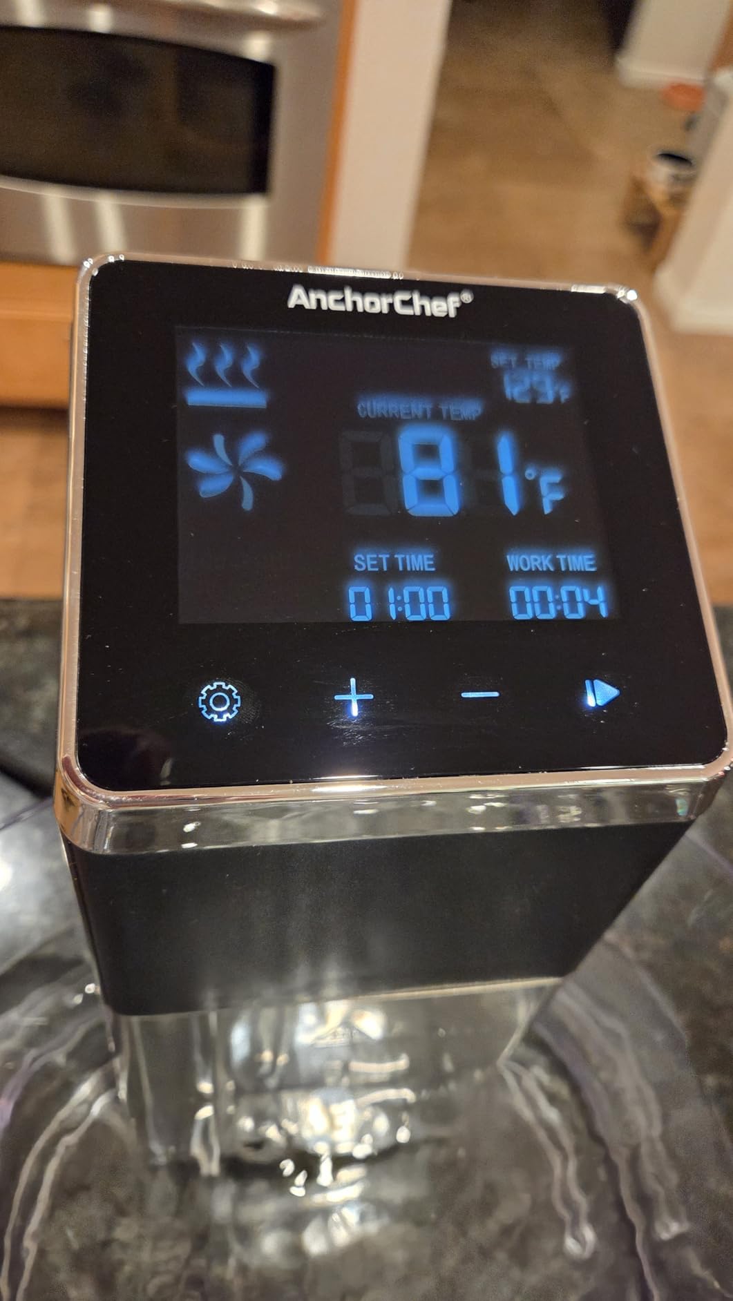 Commercial Sous Vide Precision Cooker 1400W | Fast-Heating Immersion Circulator | Thermal Sous Vide Machine with Accurate Temperature & Timer | IPX7 Waterproof | Quiet | For Restaurants & Home Kitchen customer photo 1