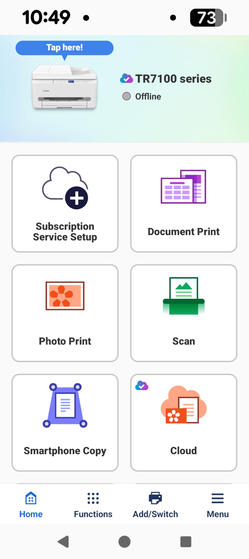 Canon PIXMA TR7120 Wireless Color Inkjet Printer for Duplex Printing, White - Home Printer with Copier/Scanner, Auto Document Feeder, Compact Design customer photo 1