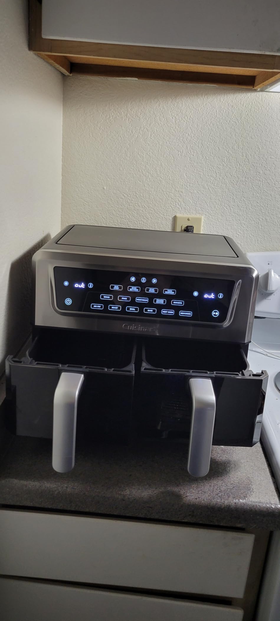 Cuisinart Dual Basket Air Fryer ADZ-112, 11 Qt Total, 6 Functions, Sync Finish & Sync Settings, Toss Reminder & Auto-Pause customer photo 2