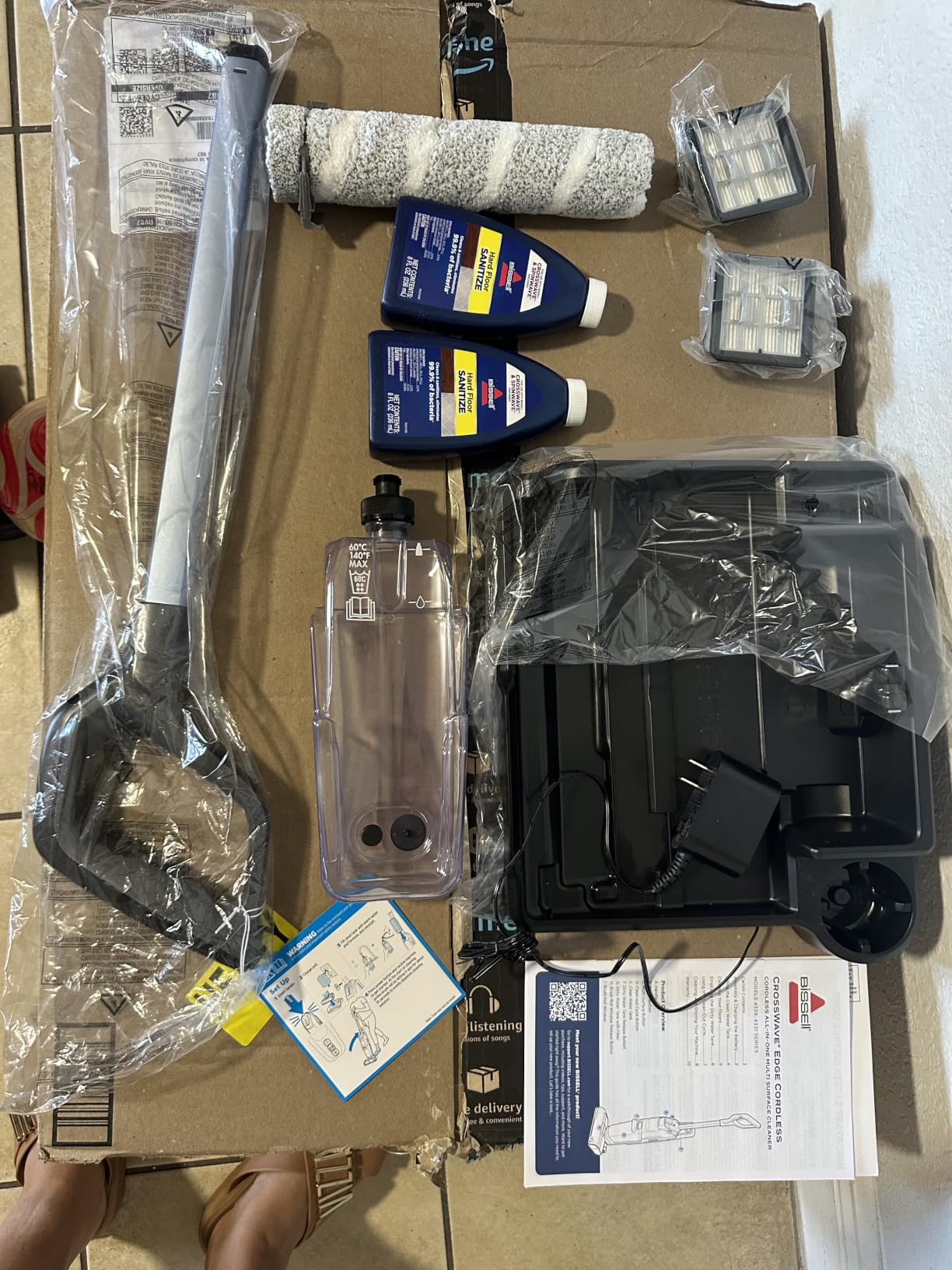 Bissell CrossWave Edge Cordless Plus Wet Dry Vacuum & Mop, 4329G customer photo 1