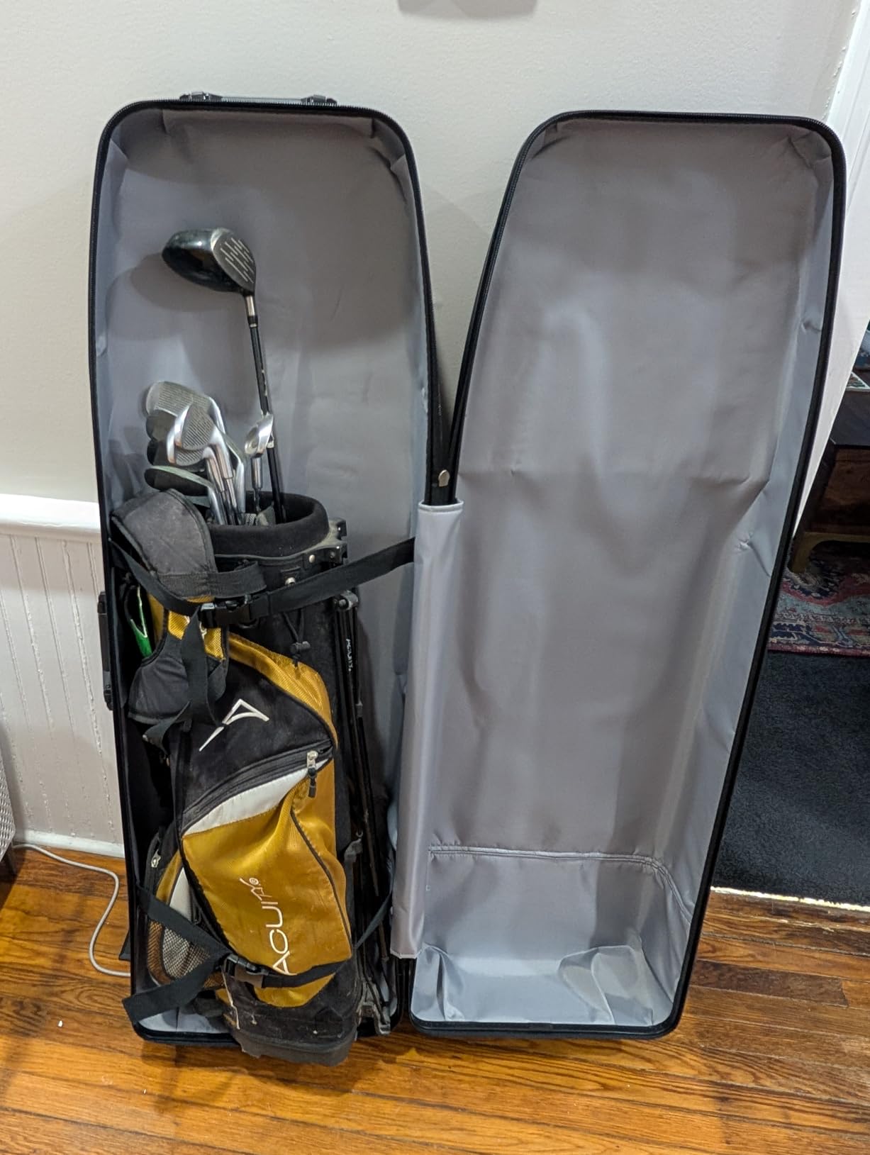 uniHimal Hard Case Golf Travel Bag, Waterproof Club Protection | PC Hard Case, Ultimate Protection, Classic Design, Airport Transport, Club Protection customer photo 2