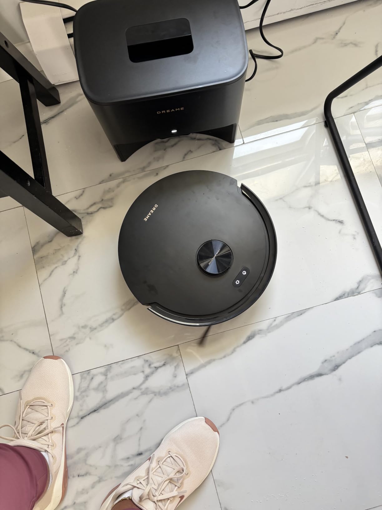 dreame D20 Air Plus Robot Vacuum and Mop, 20,000Pa Powerful Suction | 120-Day Self-Emptying with 4L Dust Bag, Anti-Tangling Tech, Edge-to-Corner Cleaning, Deep Carpet Cleaning, 360° Navigation customer photo 2