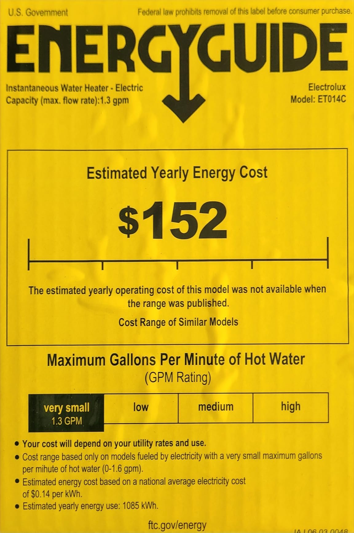 Electrolux 18kW Tankless Water Heater Electric 240v, Max 4.2 GPM, Wifi, Voice Control, with Scale Inhibitor customer photo 1