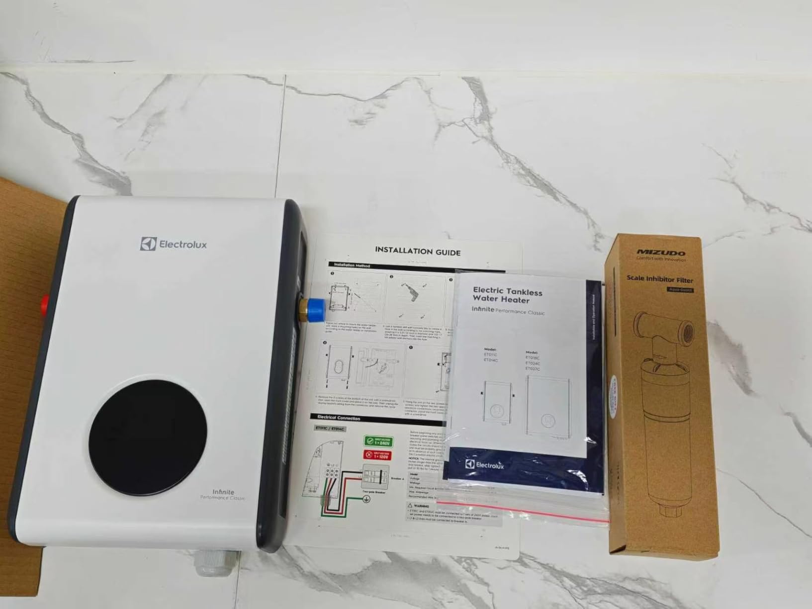 Electrolux 18kW Tankless Water Heater Electric 240v, Max 4.2 GPM, Wifi, Voice Control, with Scale Inhibitor customer photo 2