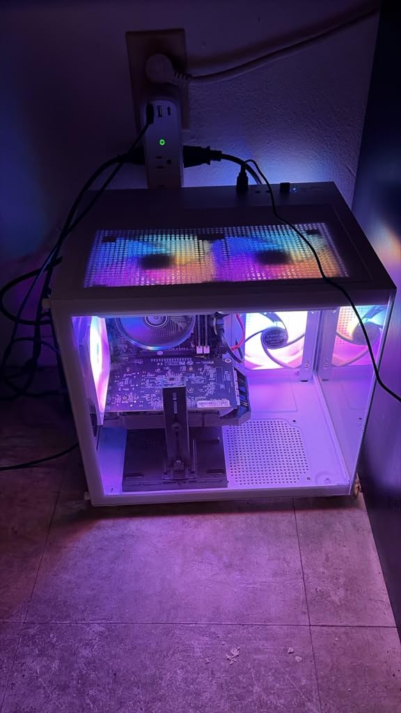 Prebuilt Gaming PC Desktop, Core i7 up to 3.9 GHz, RTX 3050 8G GDDR6 | 16GB RAM, 512GB SSD, WiFi, RGB Fan, Win11 Home, Tower Computer for Game, Office and Study customer photo 1
