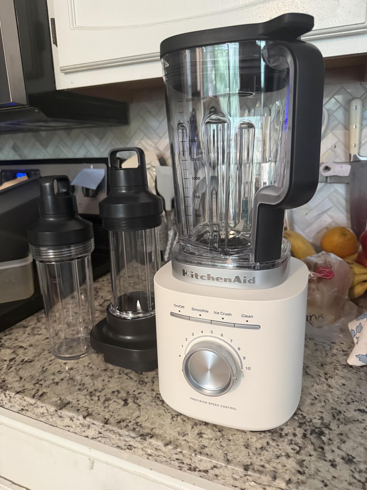KitchenAid Pure Power Blender with 2 Blending Jars, 1700 Watt Peak Power, 68 oz Blending Jar, Includes 2 Personal Blending Jars, Model KSB2078PL customer photo 1