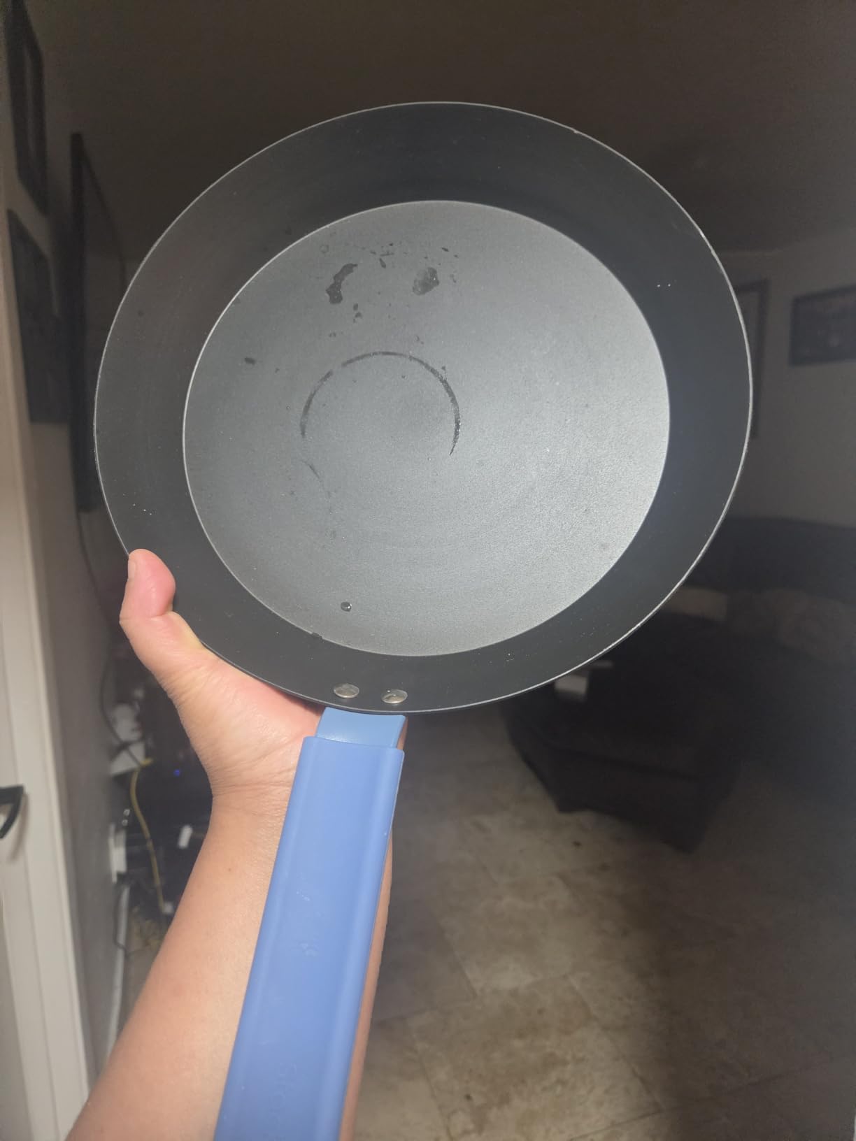 Carbon Steel Frying Pan Set, 8 10 12 Inch Nitrided Skillets - Complete Size Range for Everyday Cooking; Preseasoned Surface Develops Natural Patina without Coatings customer photo 1