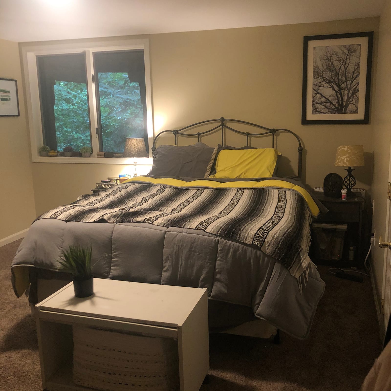 APSMILE Goose Feather Down Fibers Comforter Queen Size, 90x90 Inch customer photo 1