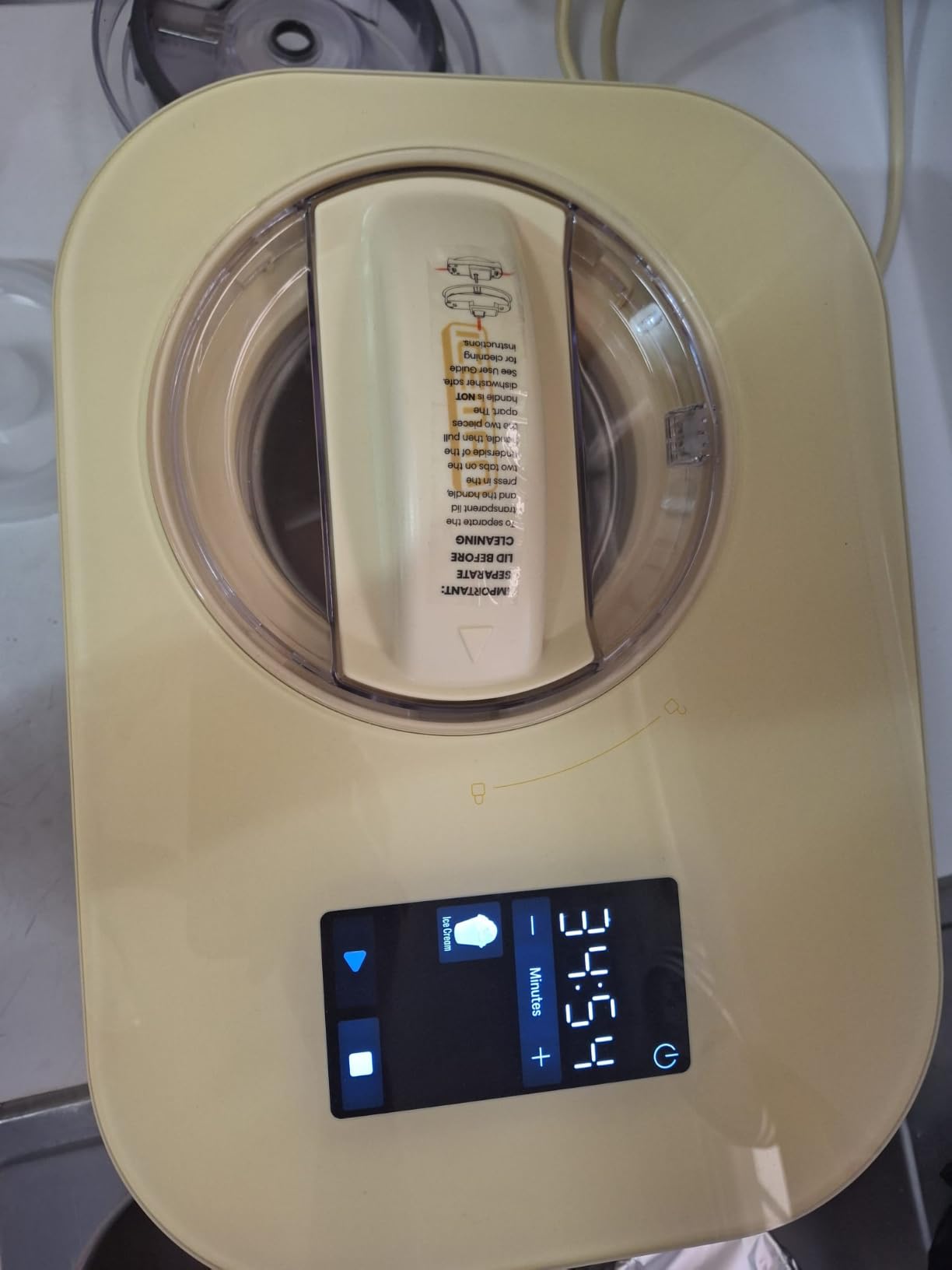 Iceman by Chefman Trio Ice Cream Maker | No Pre-Freezing with Built-In Compressor | for Ice Cream, Froyo, Sorbet, Sherbet, Italian Ice, Frozen Yogurt & More | (2) 20oz Containers & Lids customer photo 2