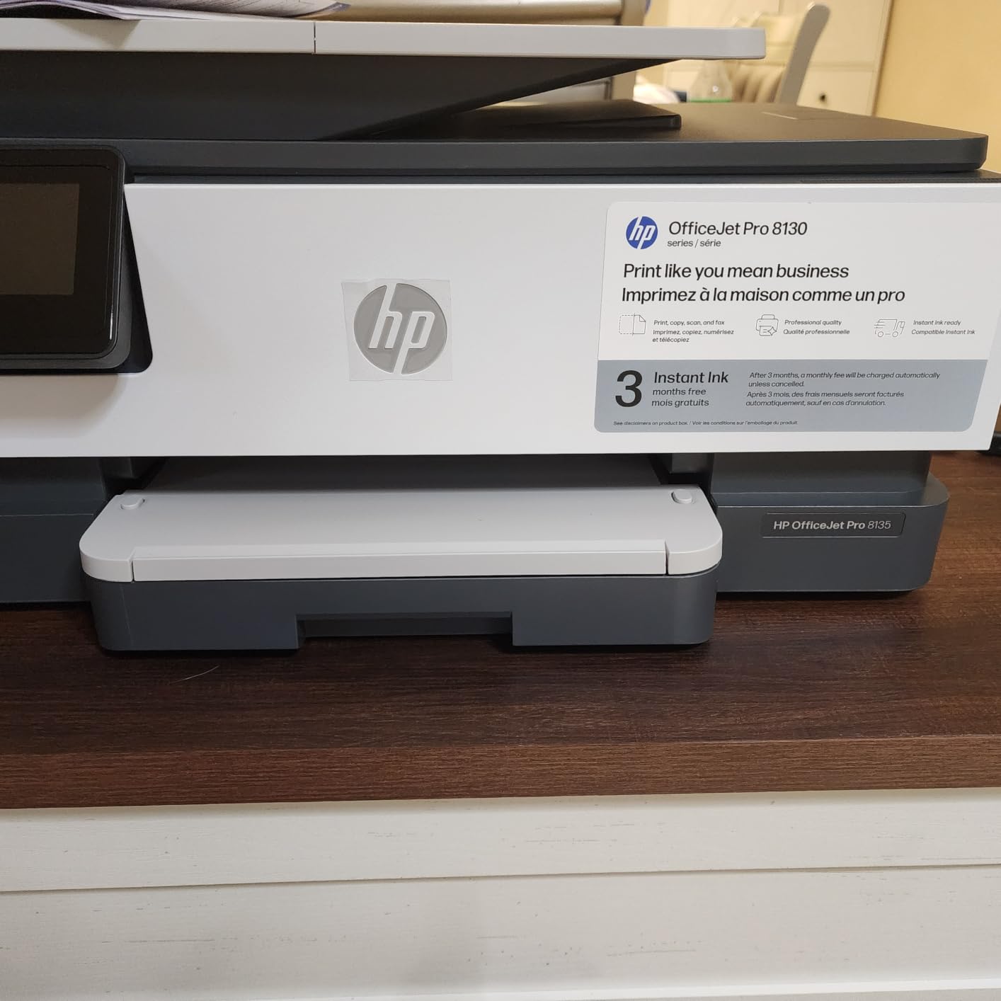 HP OfficeJet Pro 8135 Wireless All-in-One Color Inkjet Printer customer photo 2