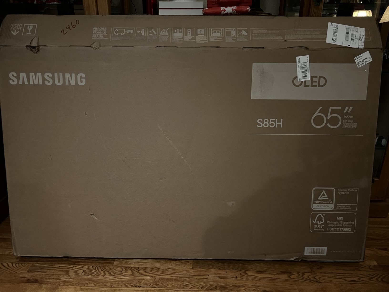 Samsung 65-Inch Class S85H Series, OLED, 4K, Smart TV, 2026 Model | Samsung Vision AI, OLED HDR, NQ4 AI Gen2 Processor, 4K AI Upscaling, AI Sound Controller, Color Booster Pro, Alexa Built-in customer photo 1