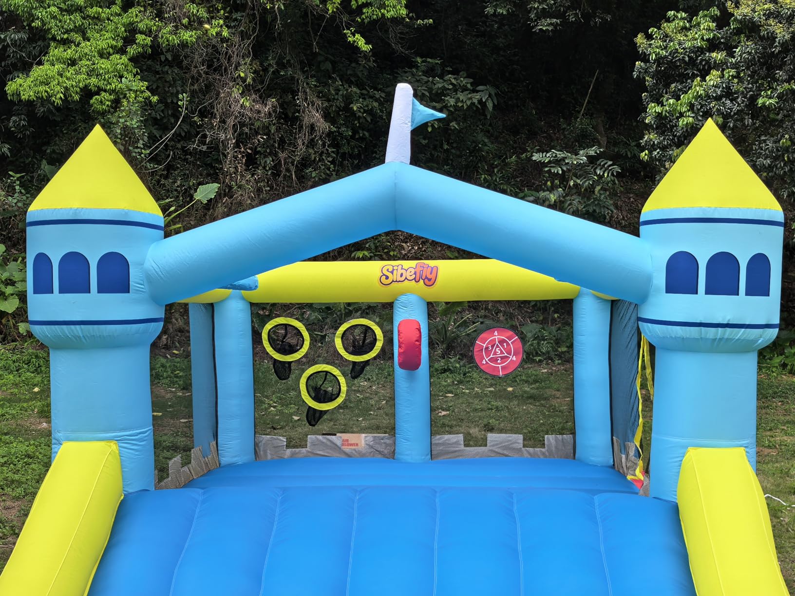 Bounce House, 6-in-1 Play Mode Inflatable Bounce House for Kids customer photo 1