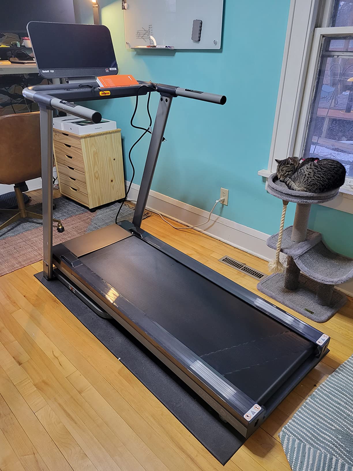 LifePro PacerMini Compact Walking Pad Treadmill with Incline - Under Desk Walking Treadmill for Home Mini Apartment & Office Portable Low Profile Quiet Electric with Remote Control & LED Display customer photo 2